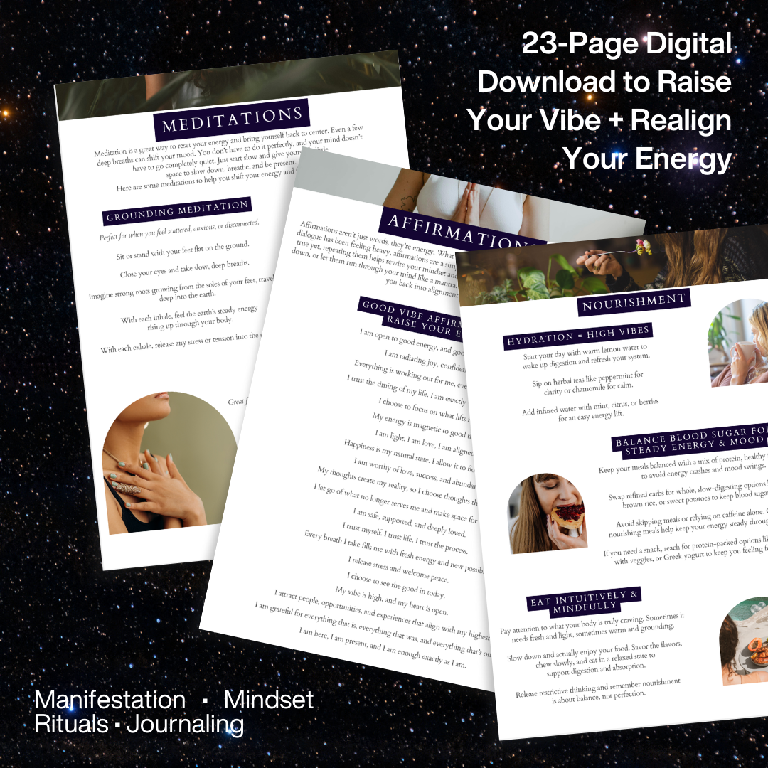 The Energetic Glow-Up Guide: Raise Your Vibration and Reclaim Your Radiance