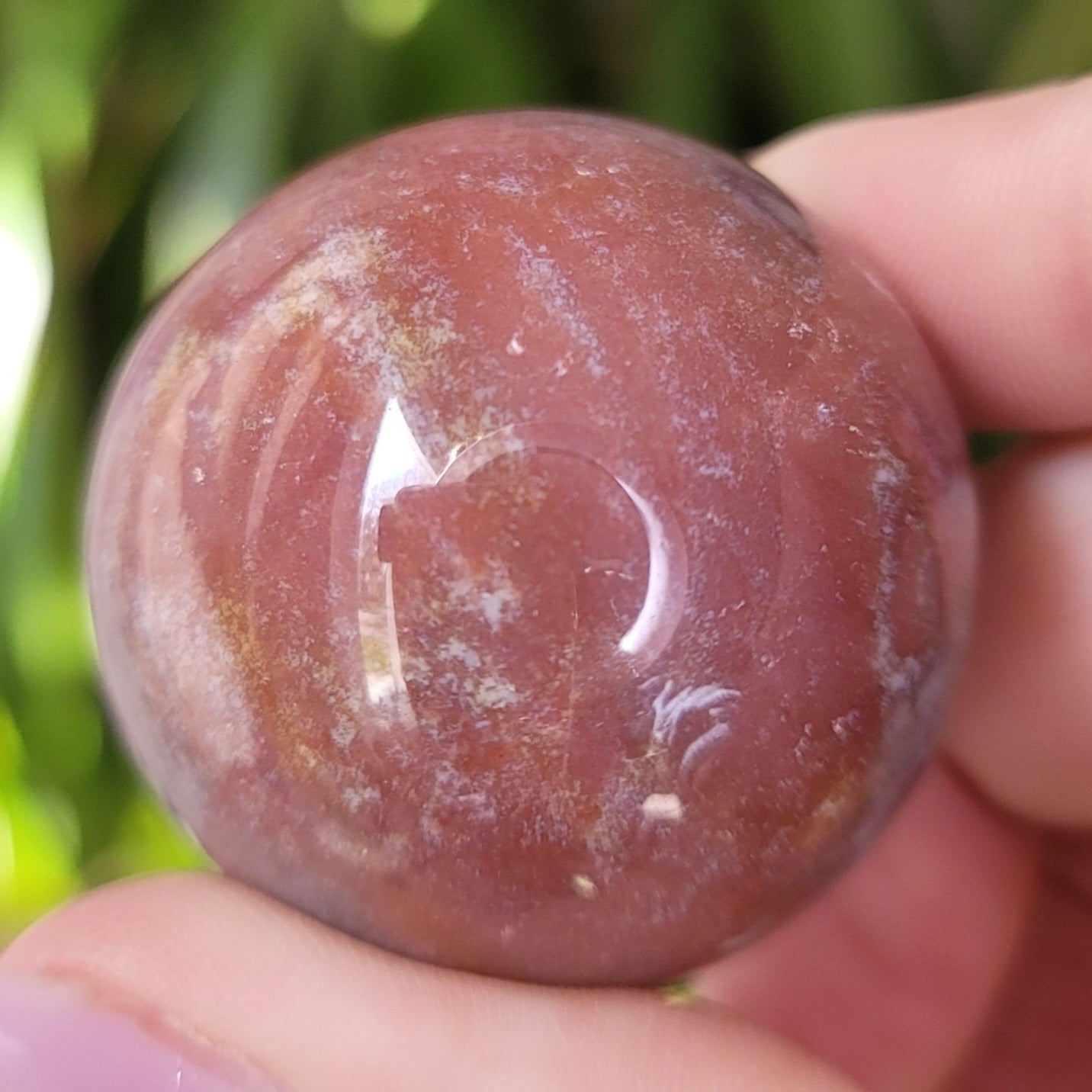 Ocean Jasper Mini Spheres: Tiny Marvels of Coastal Serenity
