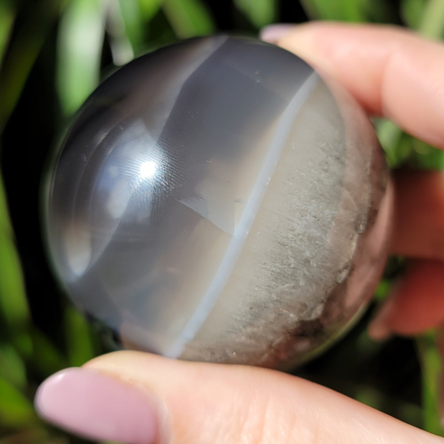 Black Onyx Sphere With Quartz: Grounded Elegance and Clear Energies