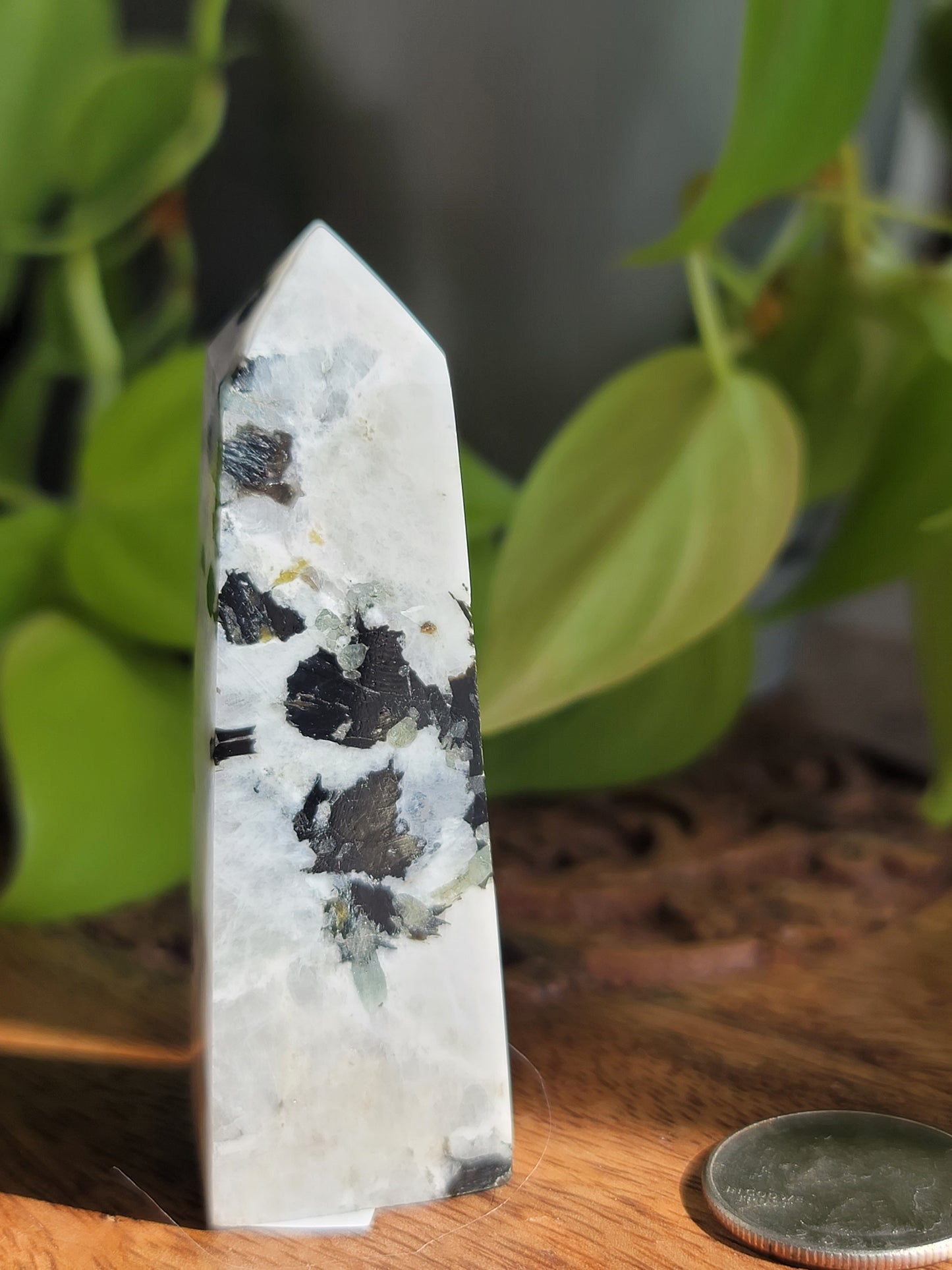 Rainbow Moonstone Tower: A Beacon of Intuitive Light and Protection