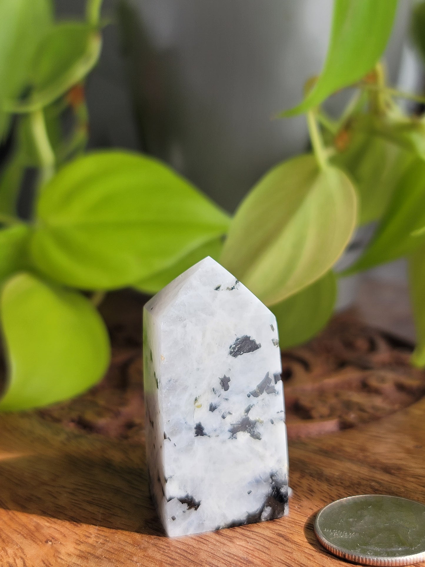 Rainbow Moonstone Tower: A Beacon of Intuitive Light and Protection