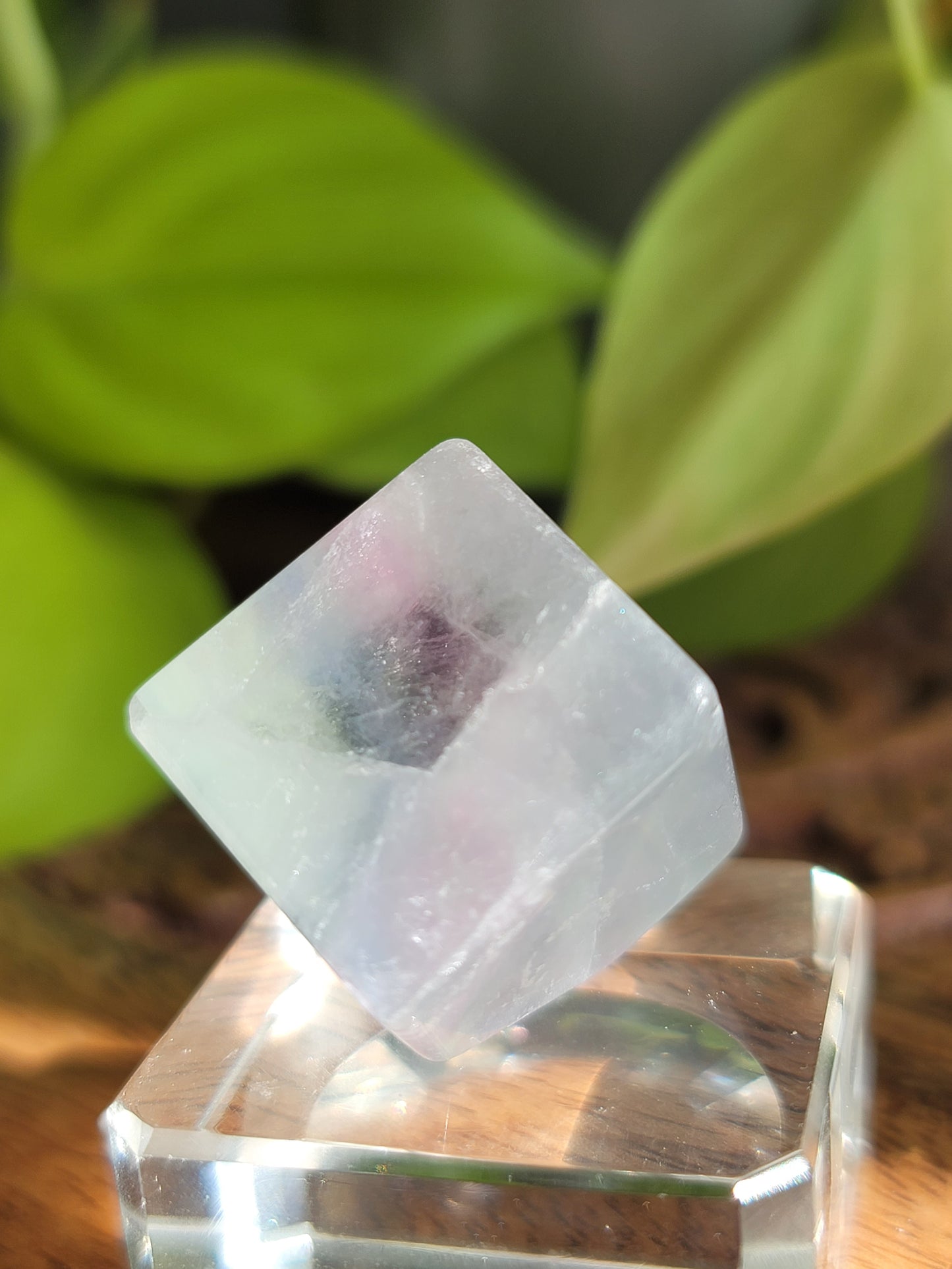 Fluorite Mineral Cube: Nature's Geometric Elegance