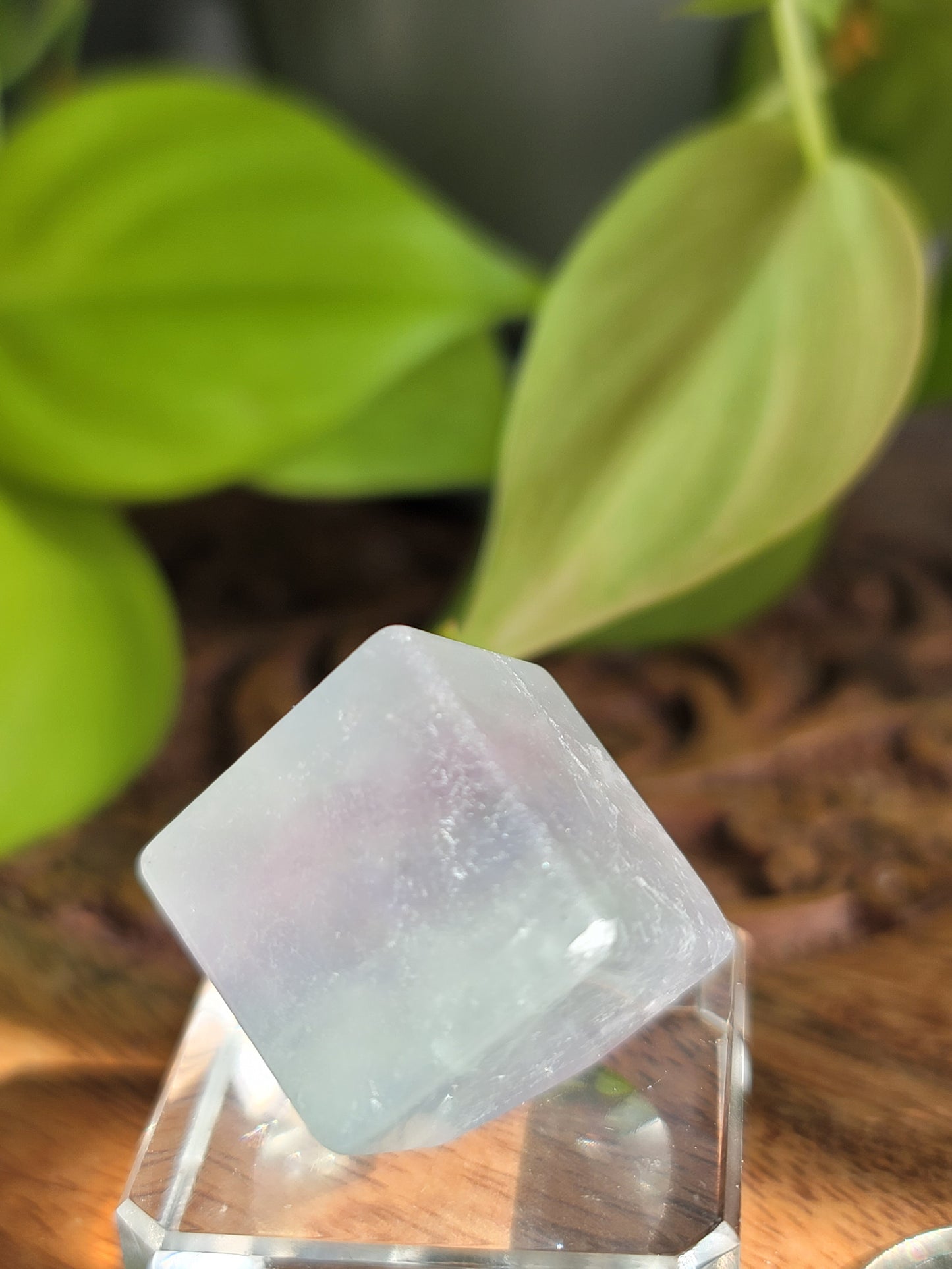 Fluorite Mineral Cube: Nature's Geometric Elegance