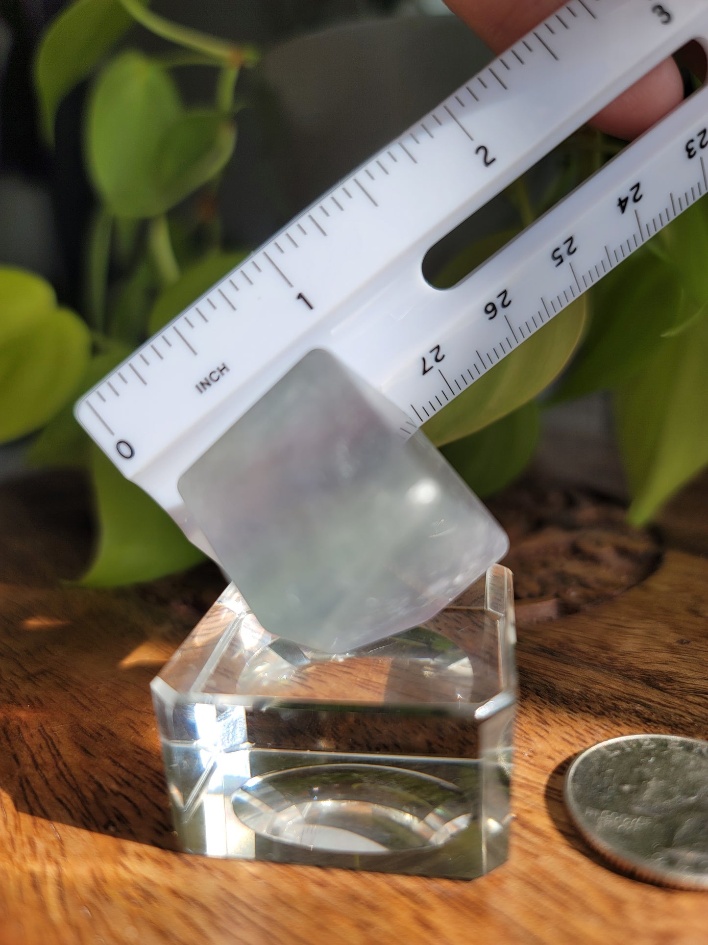 Fluorite Mineral Cube: Nature's Geometric Elegance