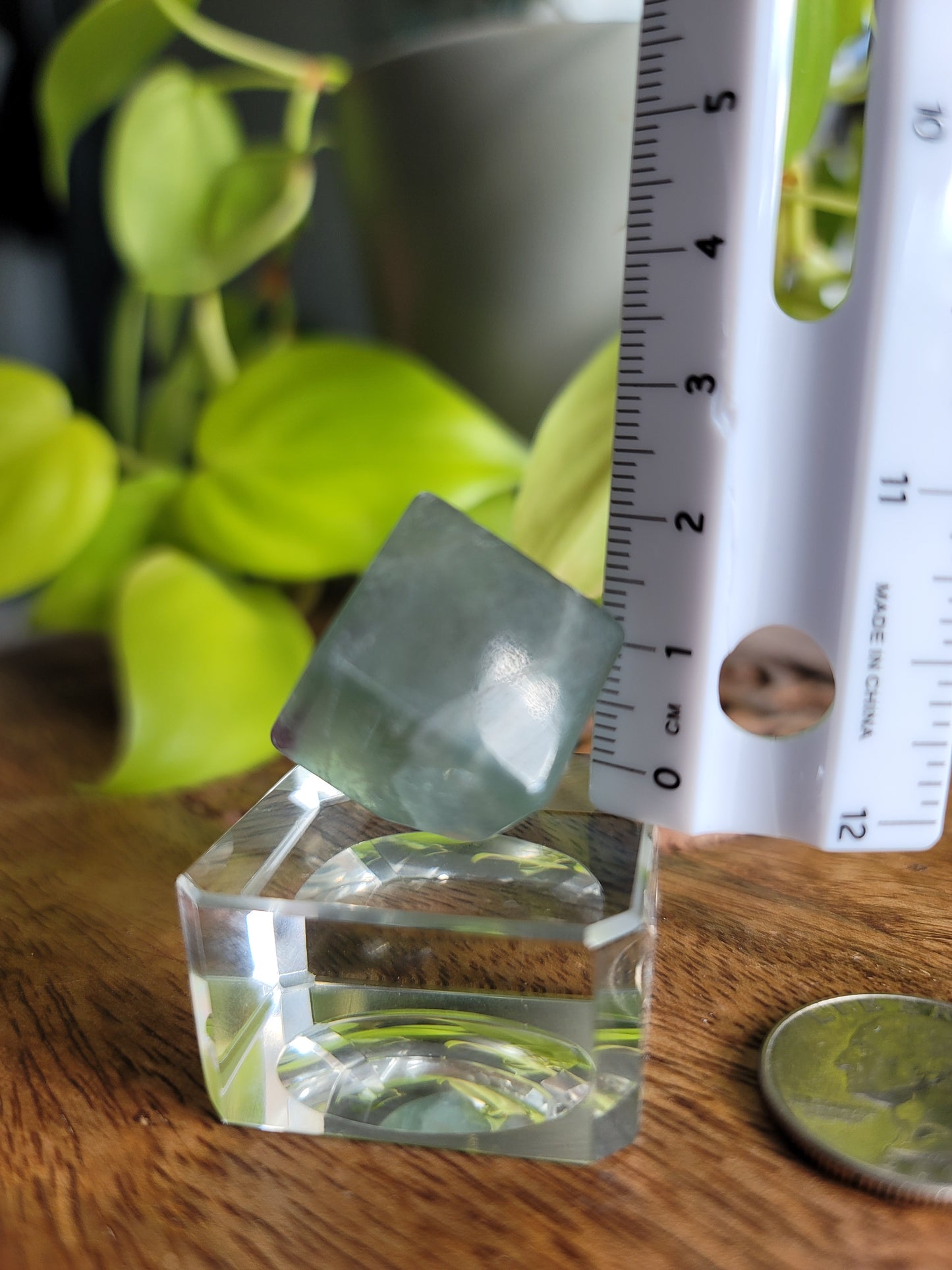 Fluorite Mineral Cube: Nature's Geometric Elegance