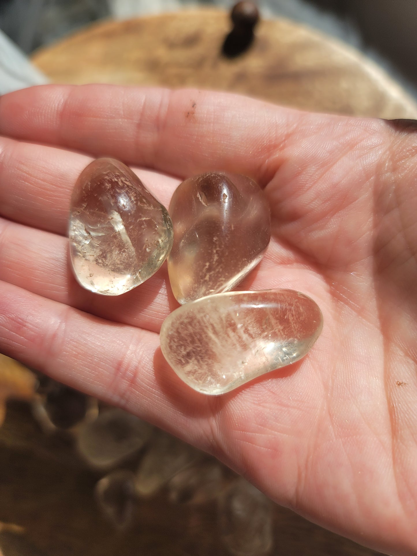 Natural Brazilian Citrine Tumbles – Abundance, Manifestation & Positivity