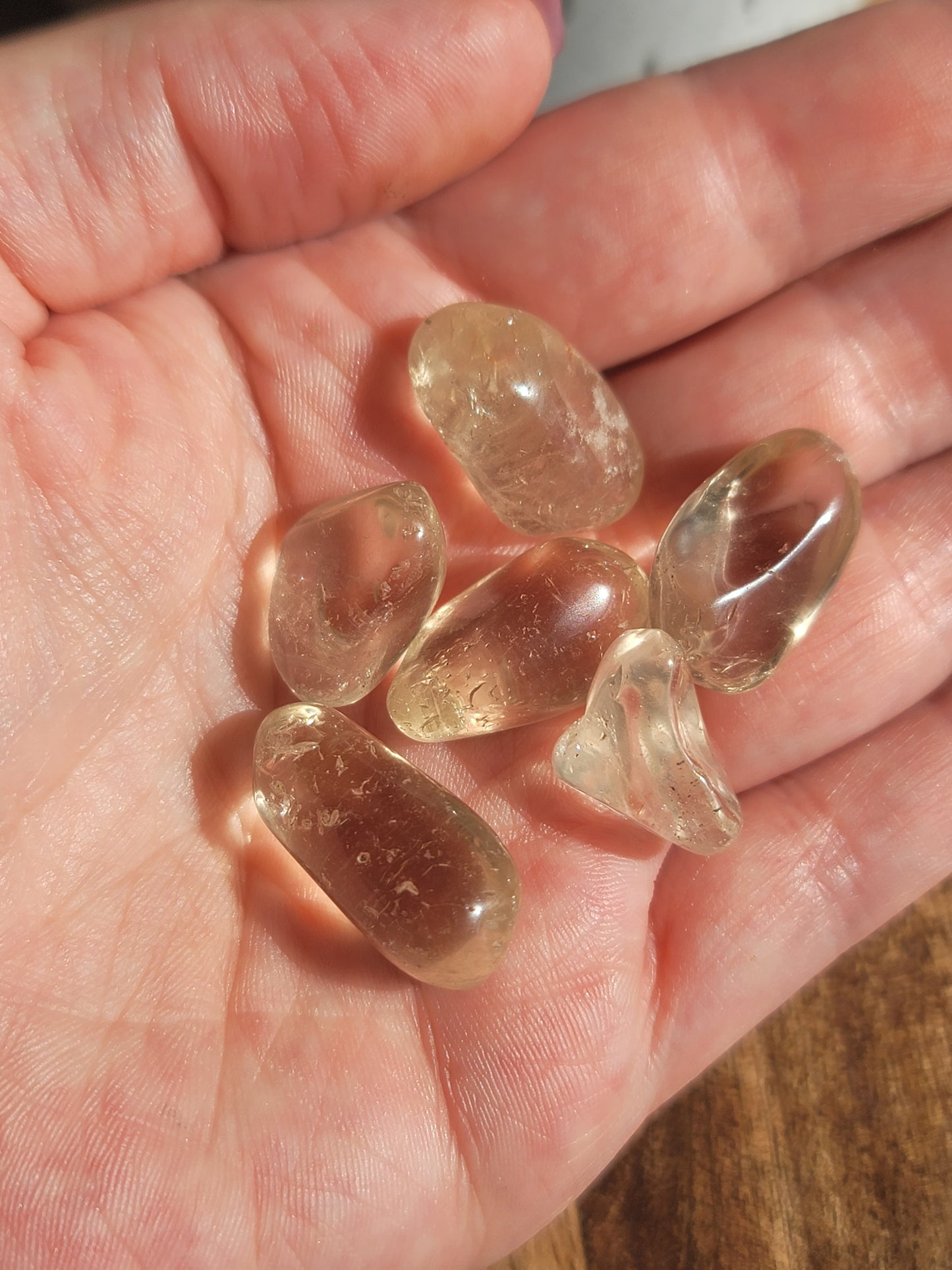 Natural Brazilian Citrine Tumbles – Abundance, Manifestation & Positivity