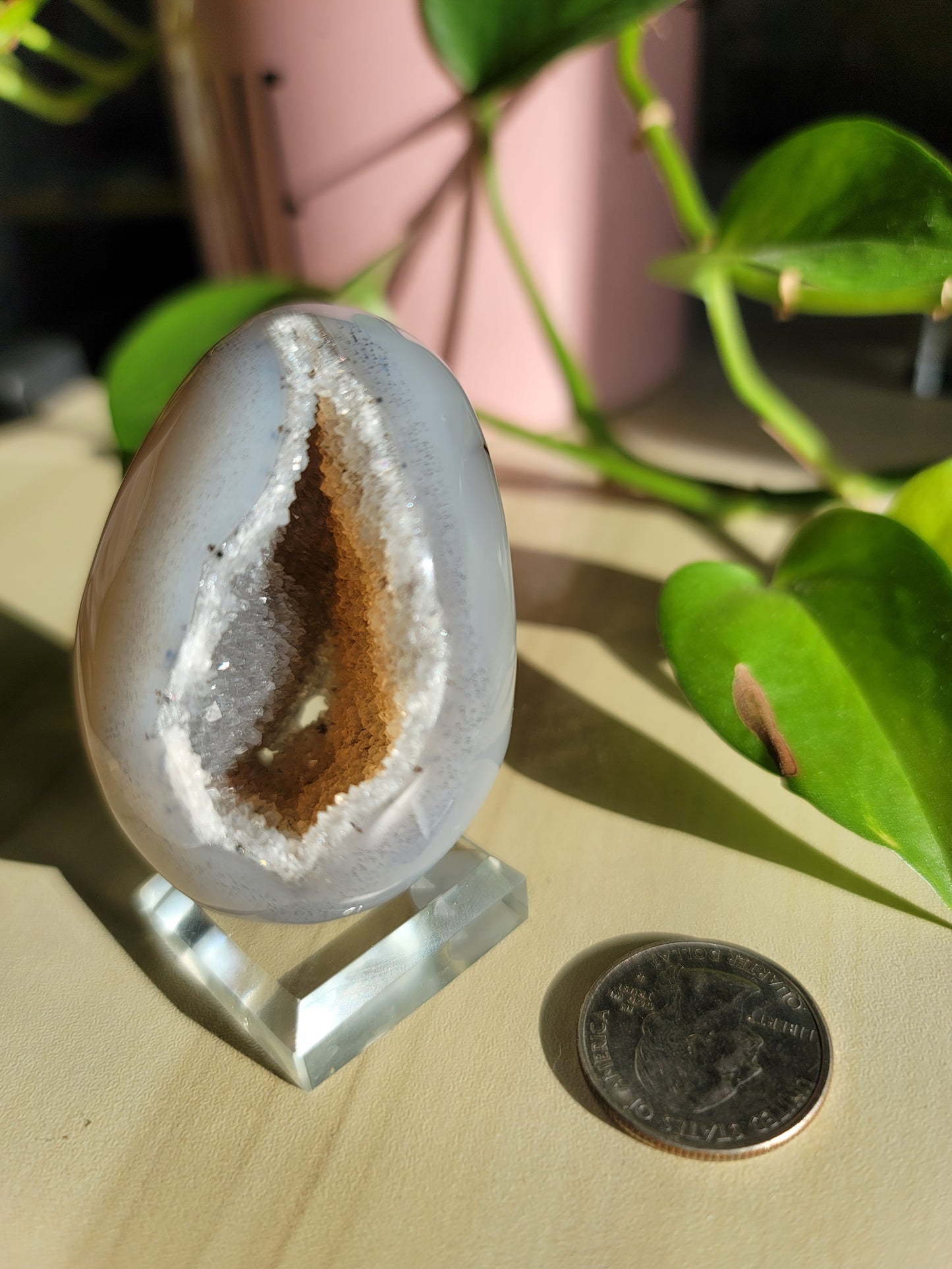Druzy Geode Egg: Natural Beauty and Inner Harmony