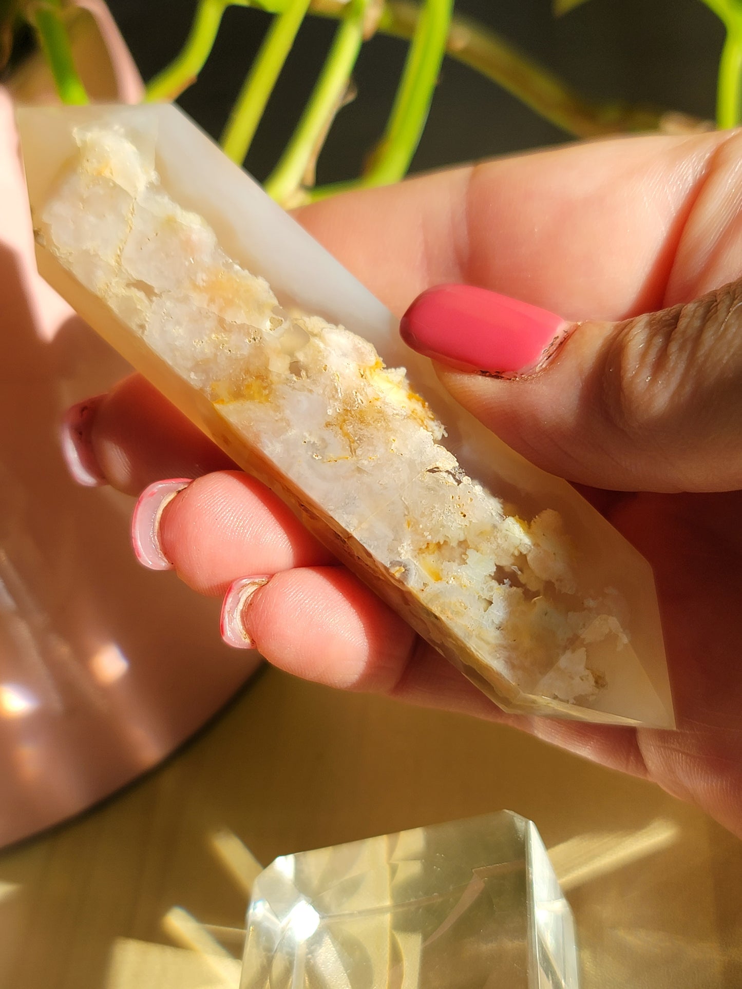 Flower Agate Double Point – Crystal for Growth, Confidence & Balance