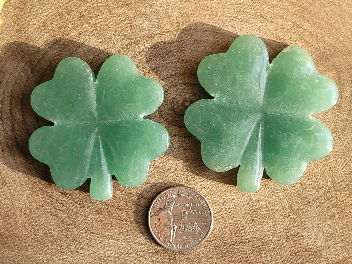 Green Aventurine 4 Leaf Clover: Luck and Prosperity in Nature's Charm