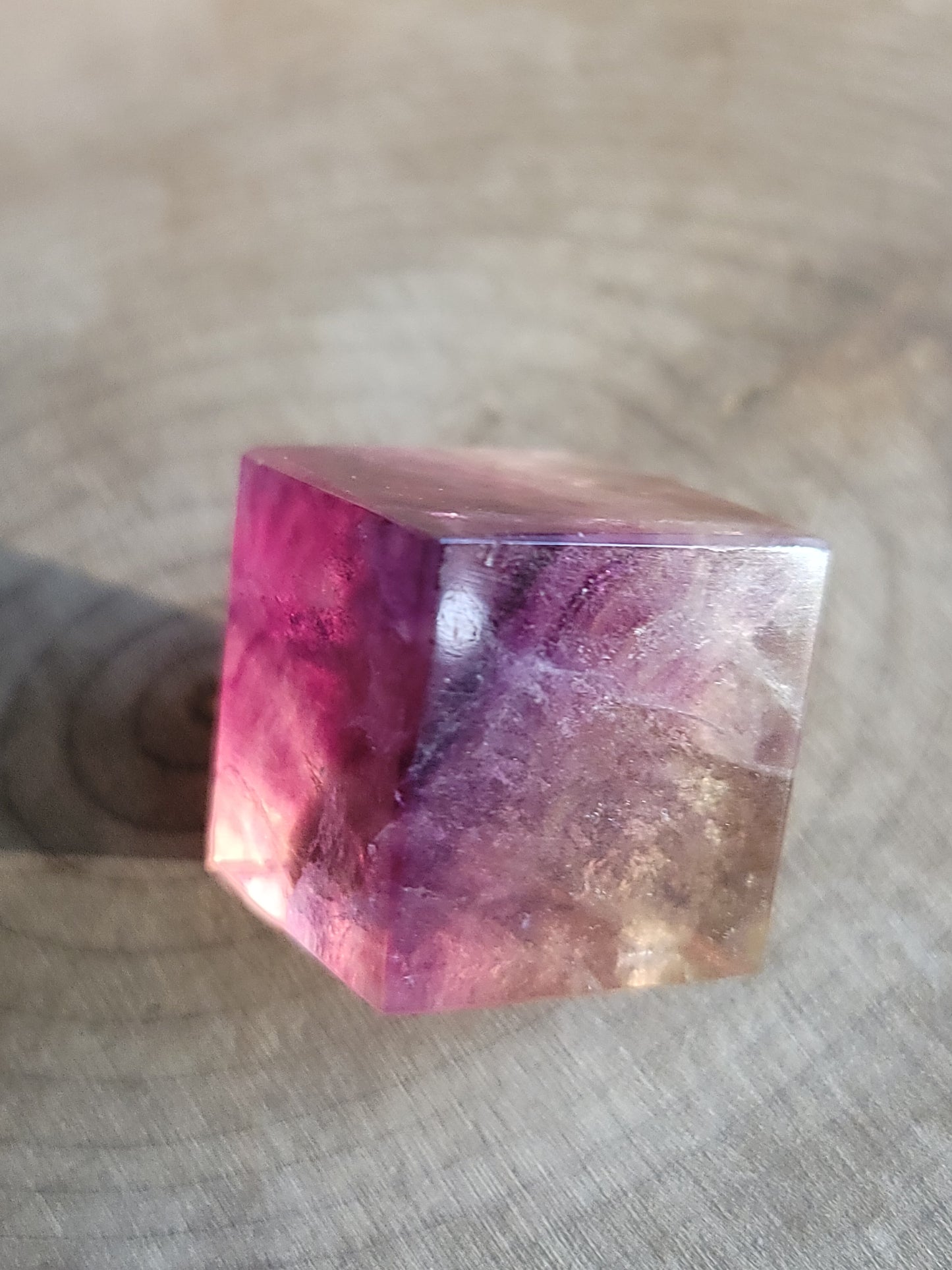 Fluorite Mineral Cube: Nature's Geometric Elegance