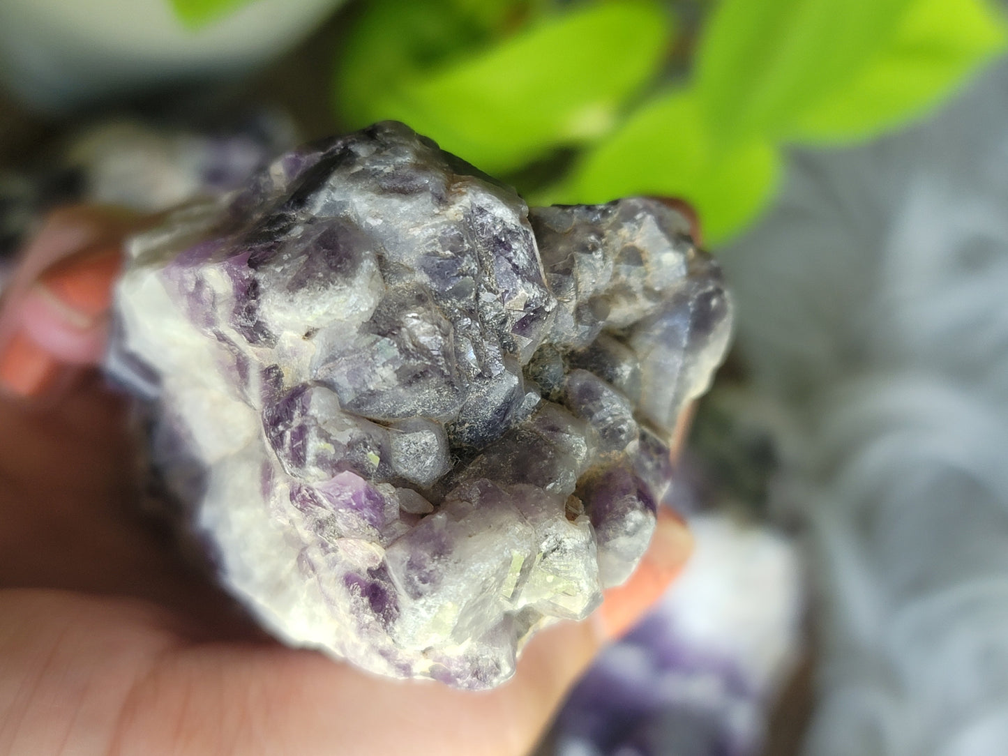 Raw Brazilian Chevron Dream Amethyst: Layers of Spiritual Harmony and Intuition