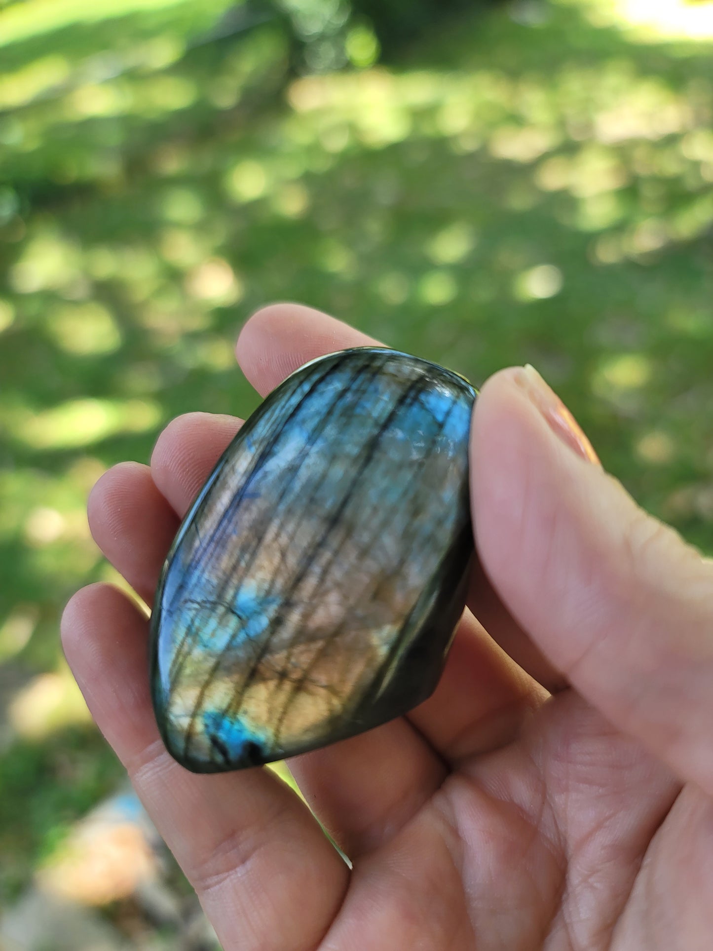 High-Flash Labradorite Freeform – Transformation, Intuition & Magic