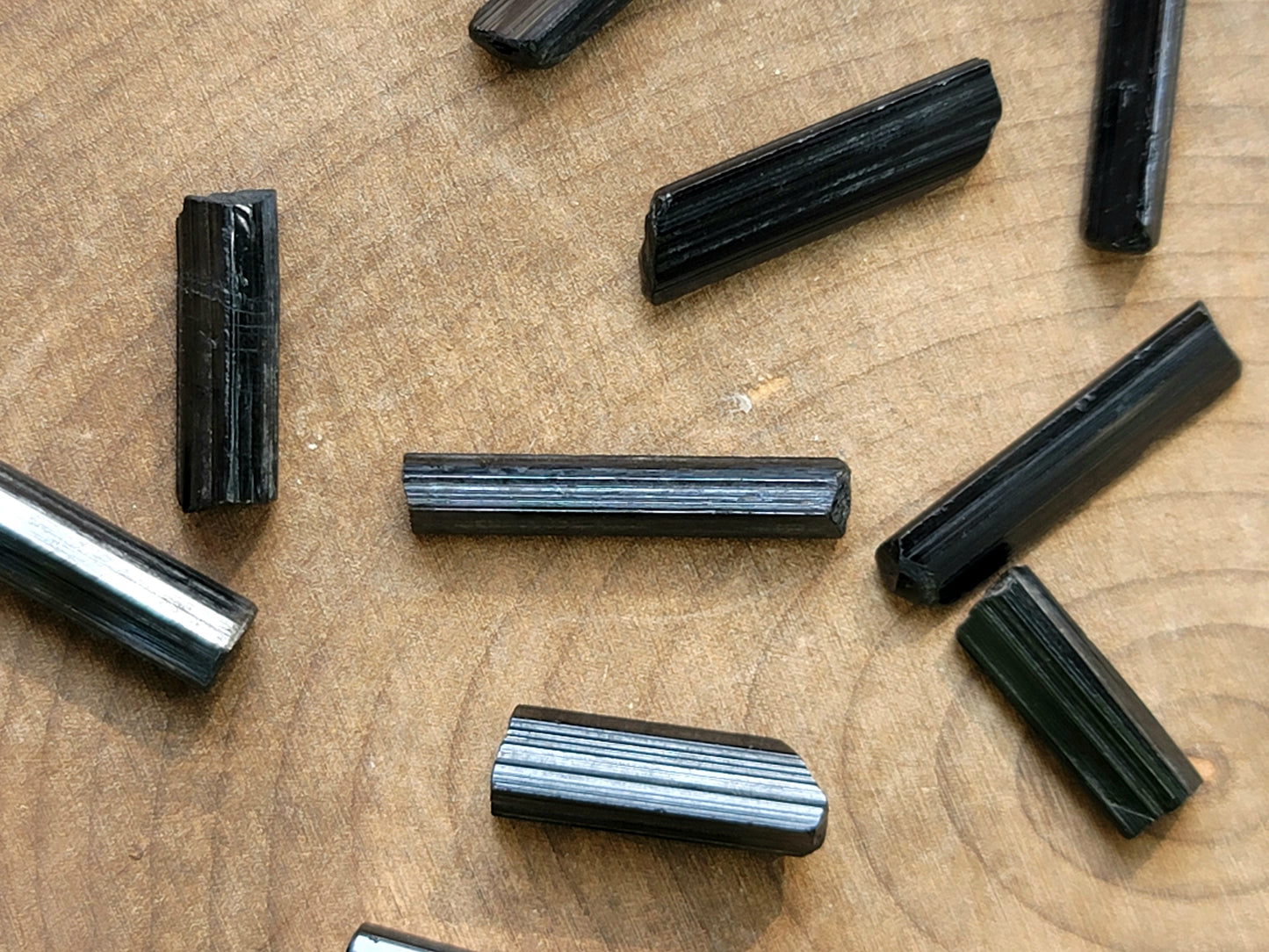 Black Tourmaline Pieces for Crystal Grid: Protection and Grounding Energy