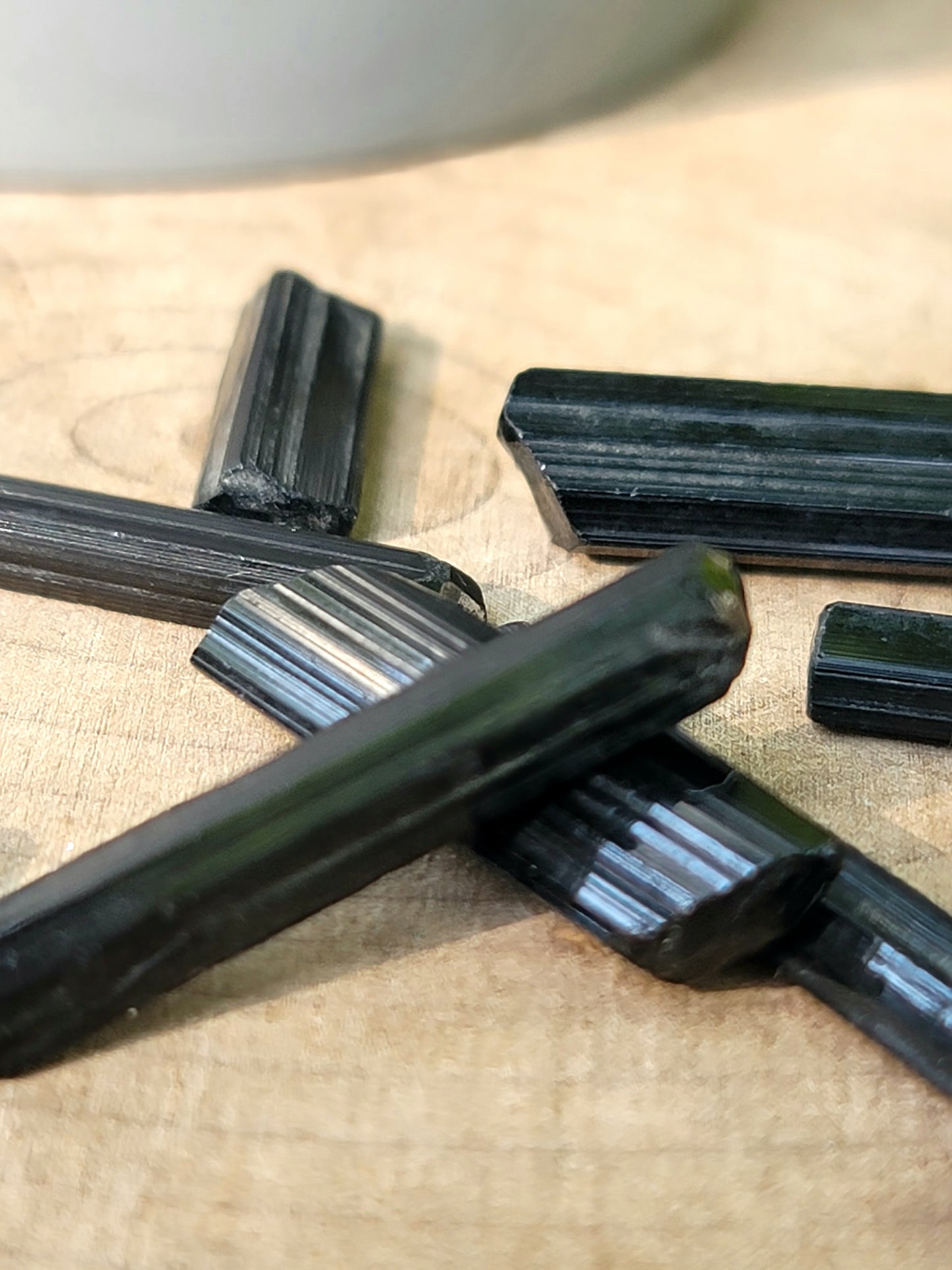 Black Tourmaline Pieces for Crystal Grid: Protection and Grounding Energy