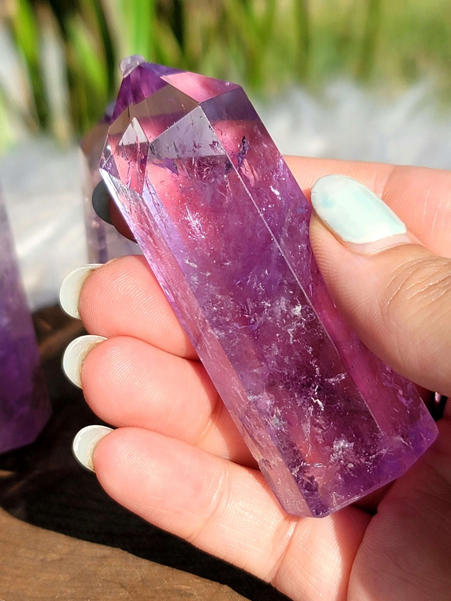 Lavender Amethyst Point: Soothing Tranquility and Spiritual Insight