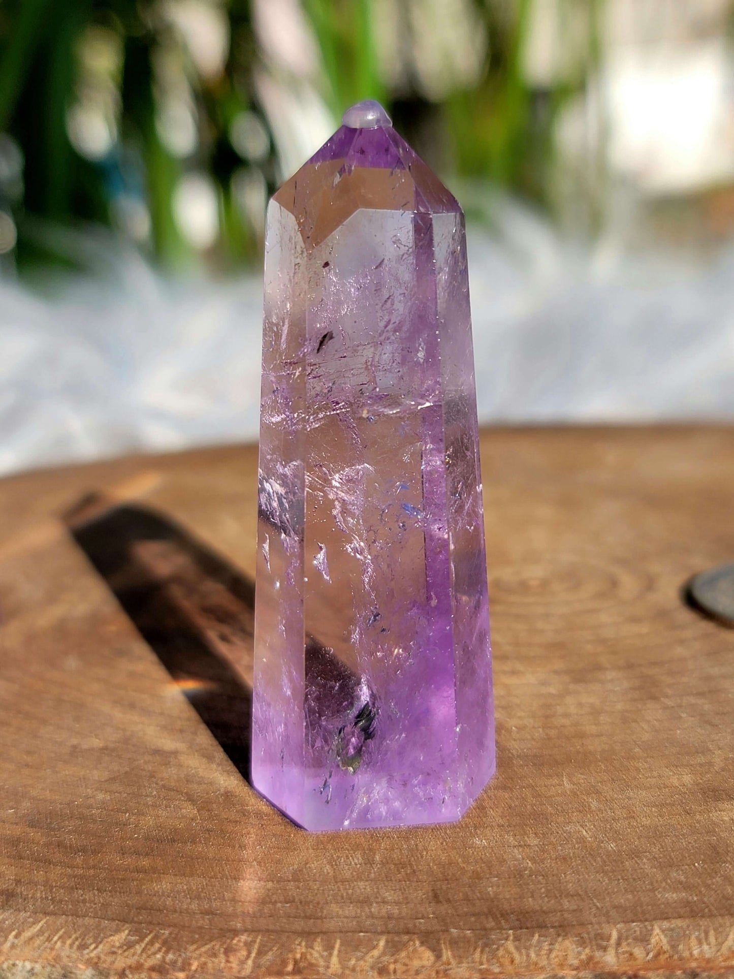 Lavender Amethyst Point: Soothing Tranquility and Spiritual Insight