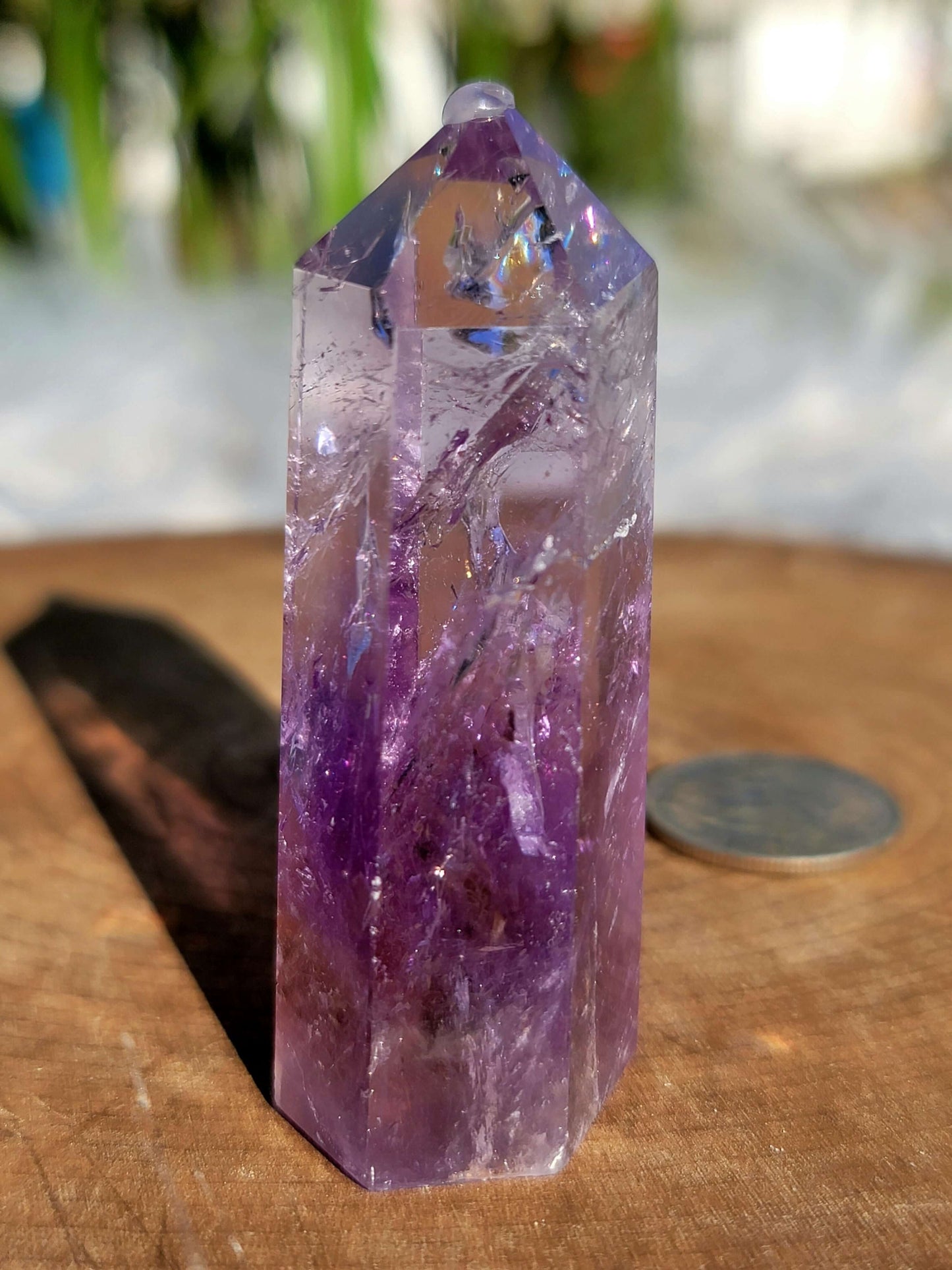 Lavender Amethyst Point: Soothing Tranquility and Spiritual Insight