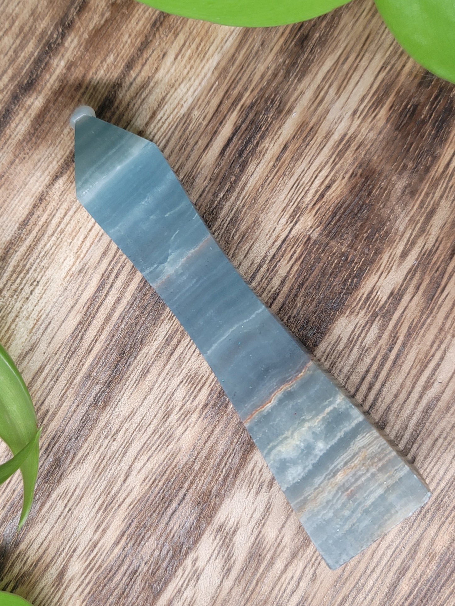 Blue Onyx Curvy Tower: Elegant Harmony and Inner Strength
