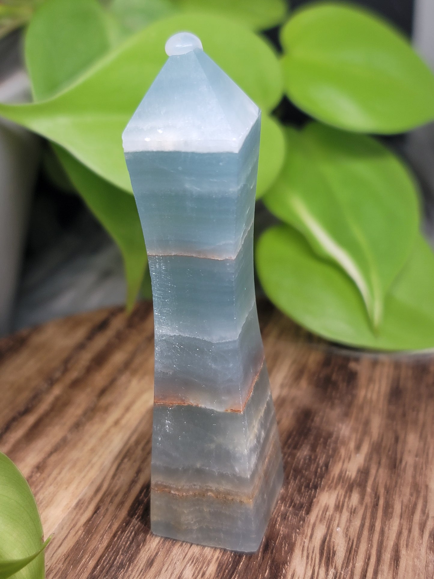 Blue Onyx Curvy Tower: Elegant Harmony and Inner Strength