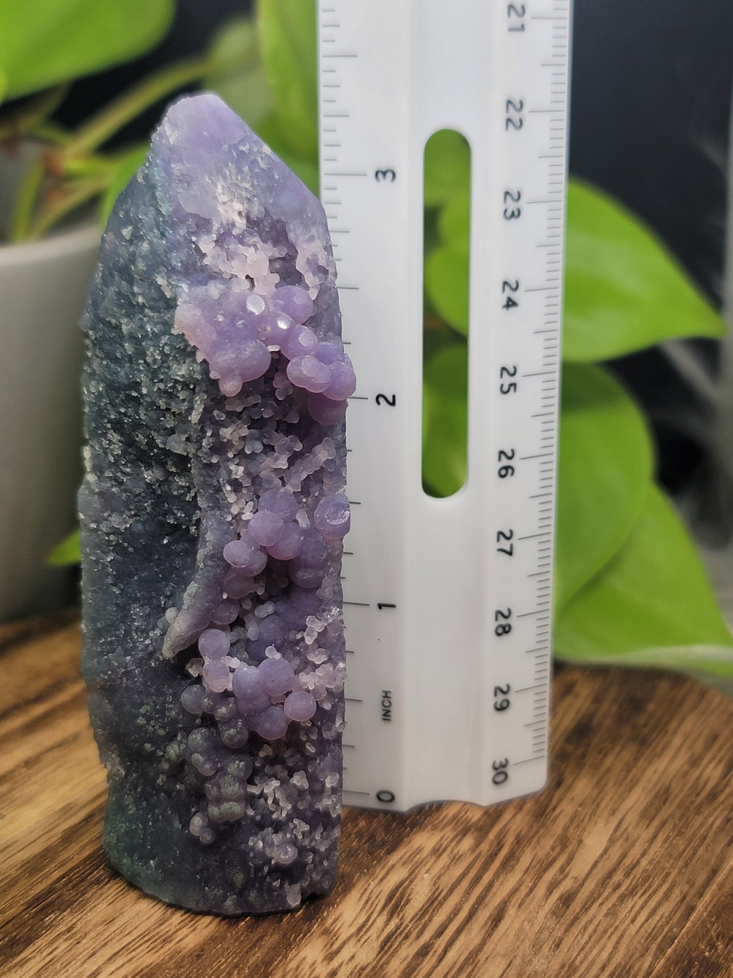 Grape Agate Tower – Intuition, Emotional Healing & Inner Peace