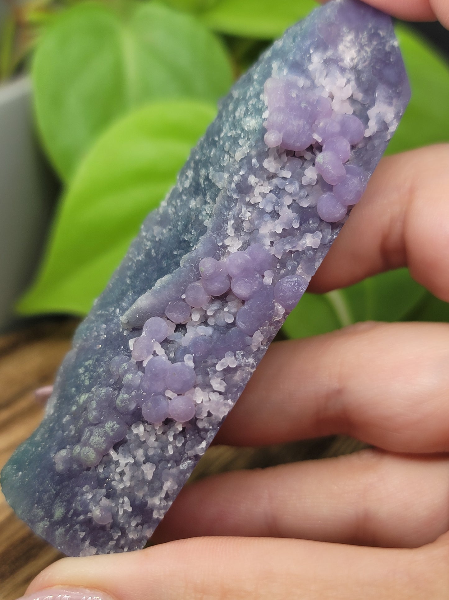 Grape Agate Tower – Intuition, Emotional Healing & Inner Peace
