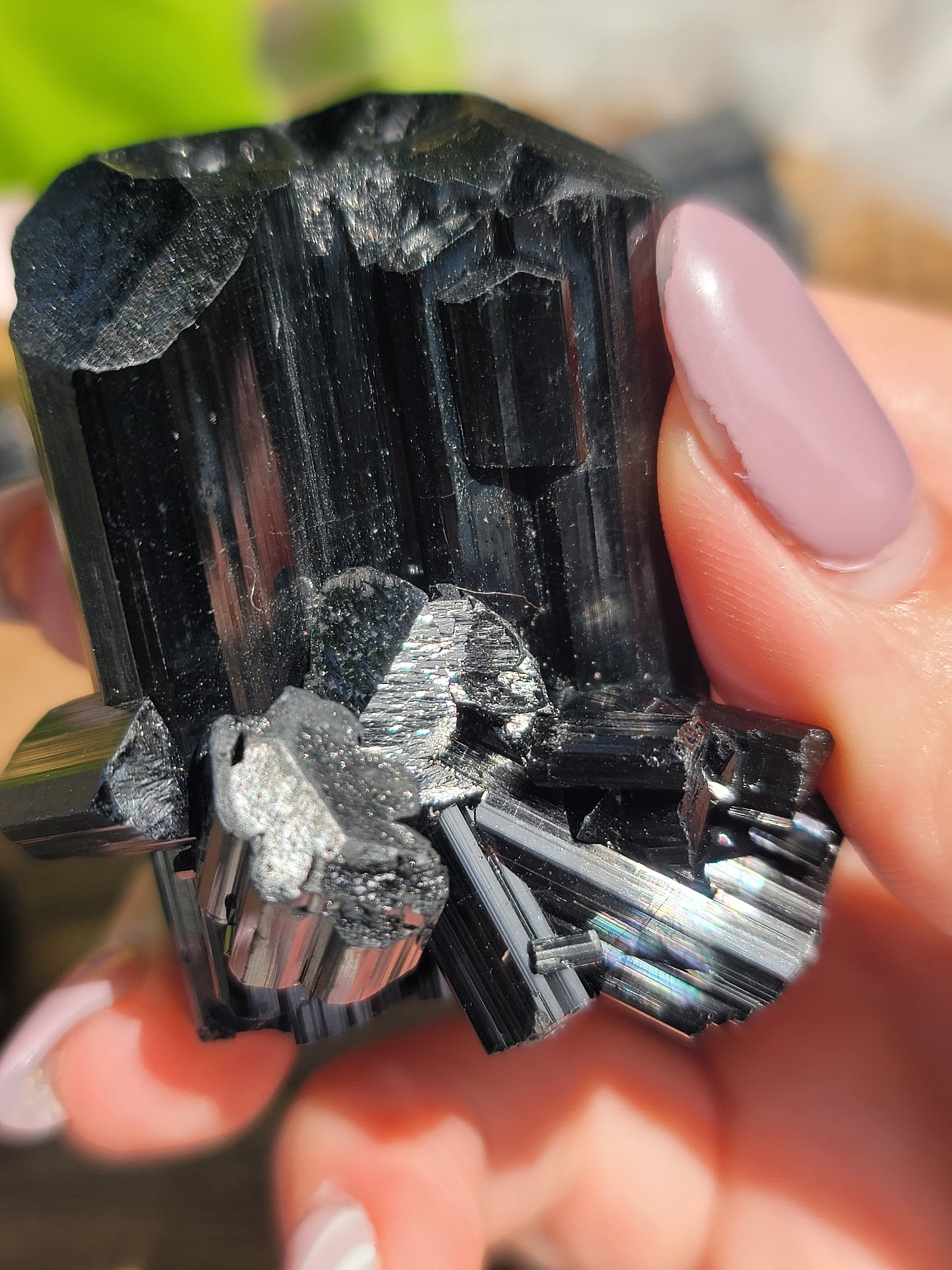 AAA High Grade Black Tourmaline: Grounding Protection and Energy Purification