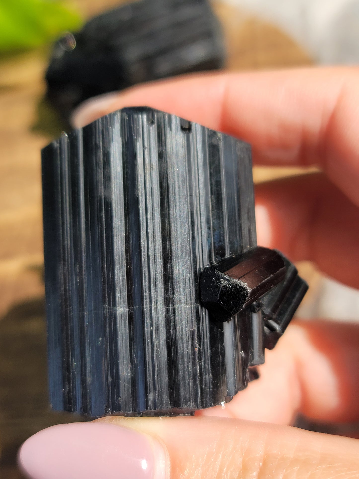 AAA High Grade Black Tourmaline: Grounding Protection and Energy Purification