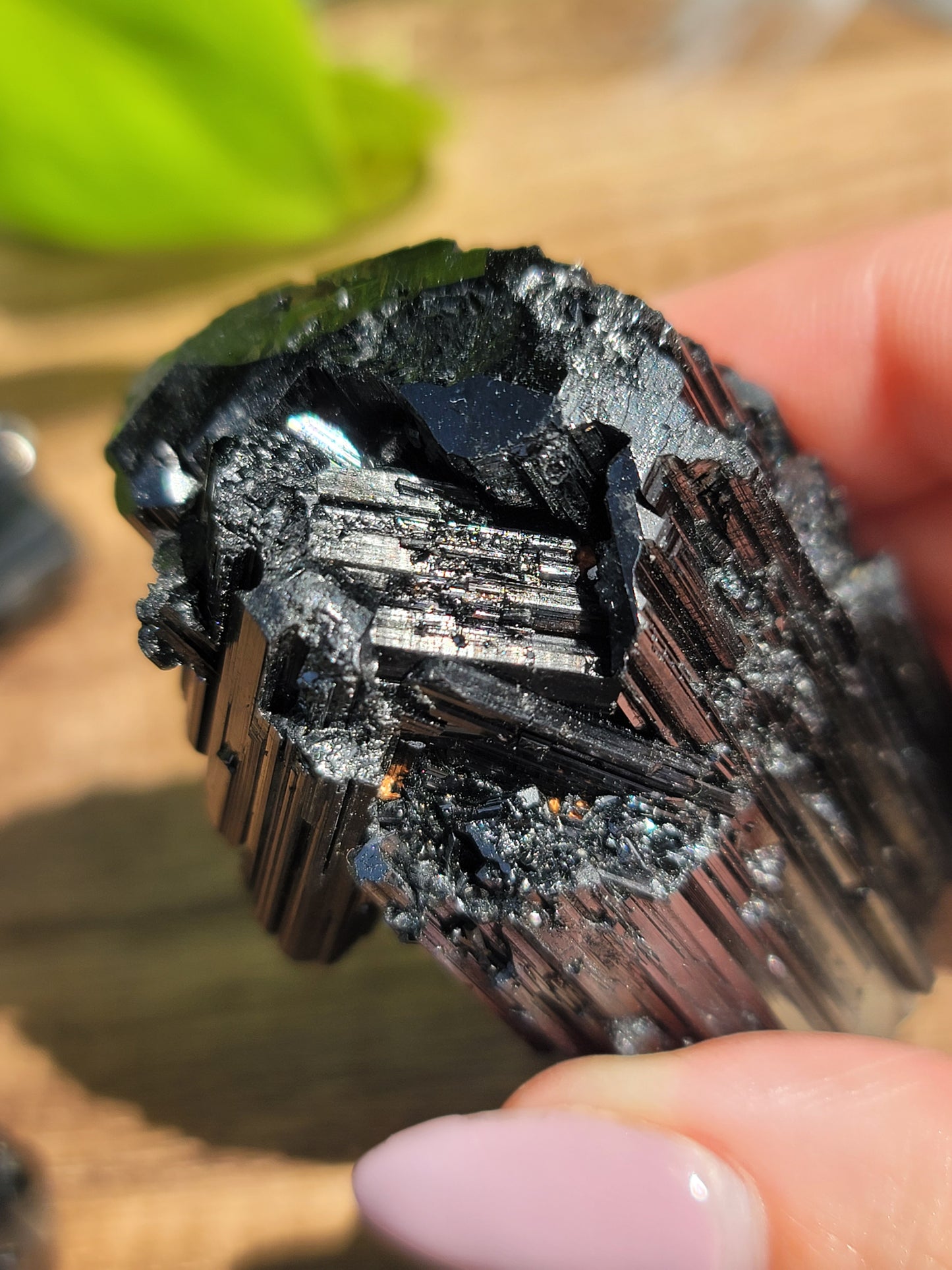 AAA High Grade Black Tourmaline: Grounding Protection and Energy Purification