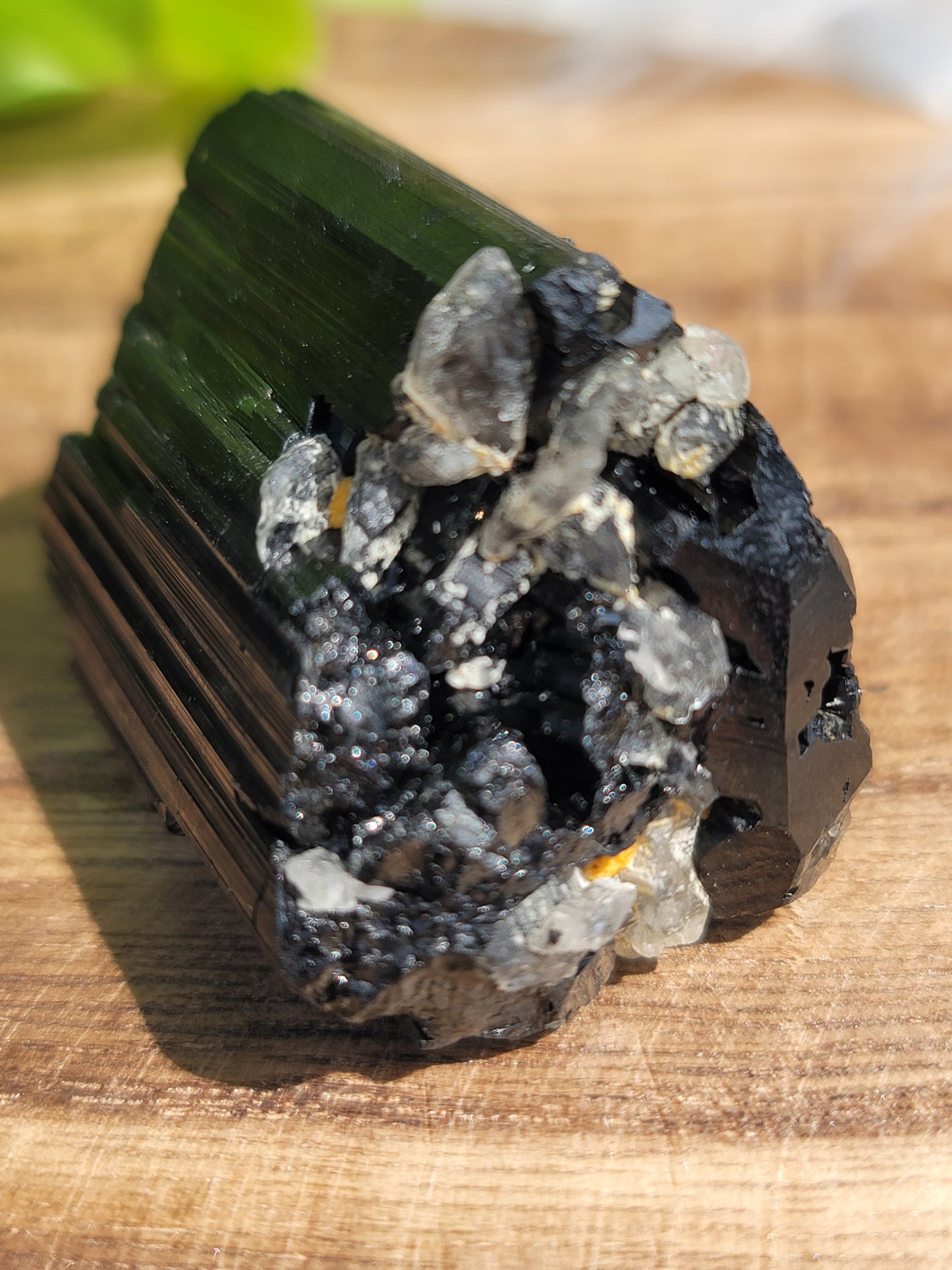 AAA High Grade Black Tourmaline: Grounding Protection and Energy Purification