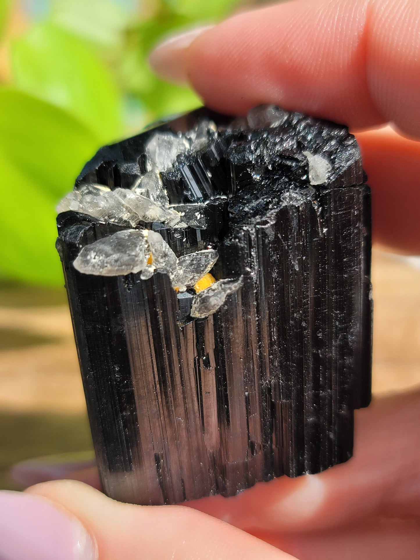 AAA High Grade Black Tourmaline: Grounding Protection and Energy Purification