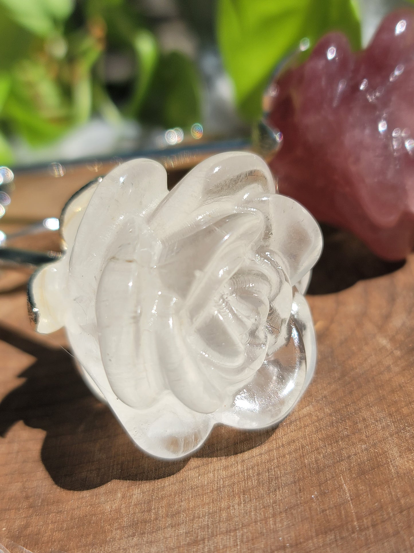 Crystal Rose Carving – Self-Love, Healing & Transformation