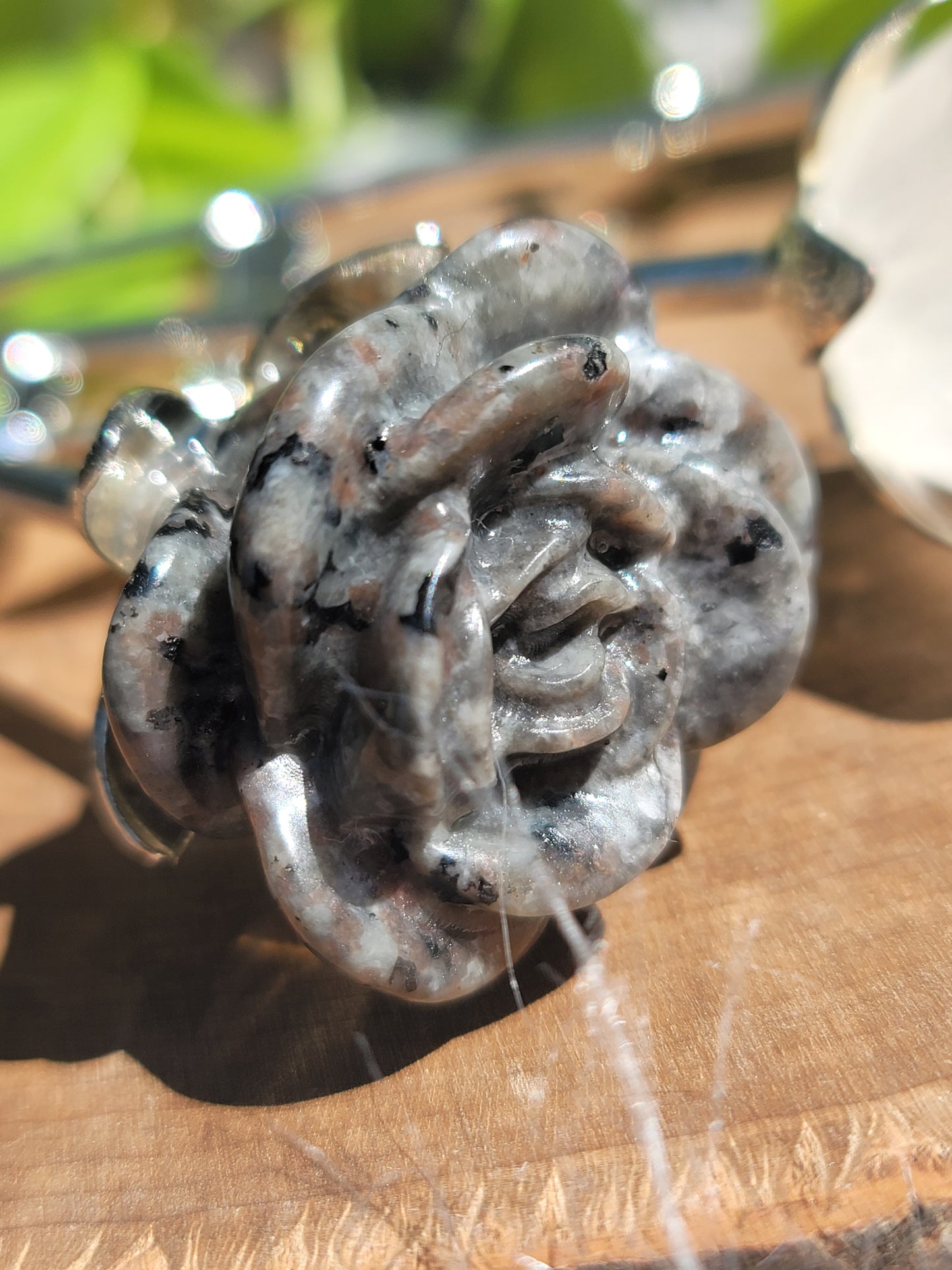 Crystal Rose Carving – Self-Love, Healing & Transformation