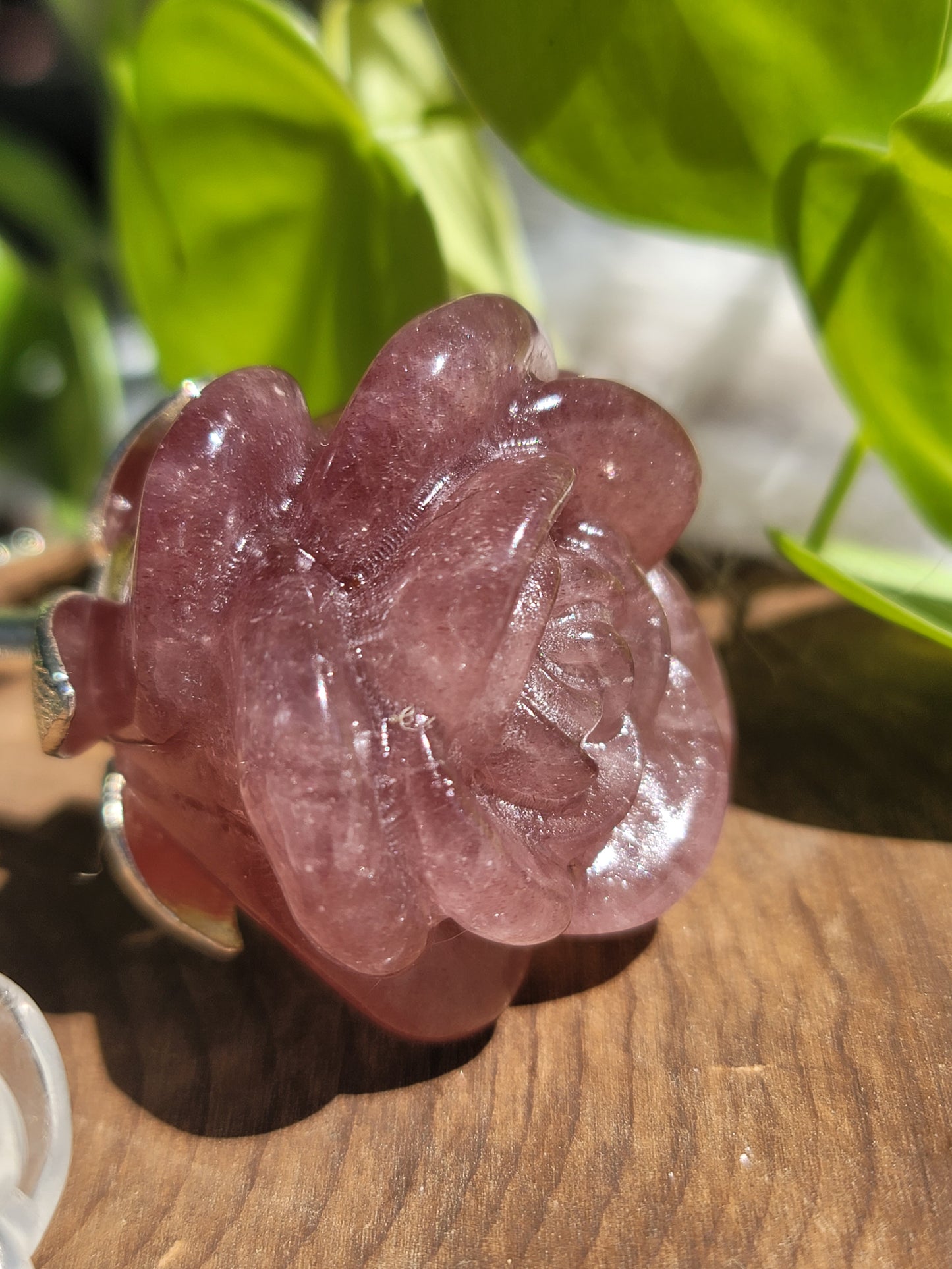 Crystal Rose Carving – Self-Love, Healing & Transformation