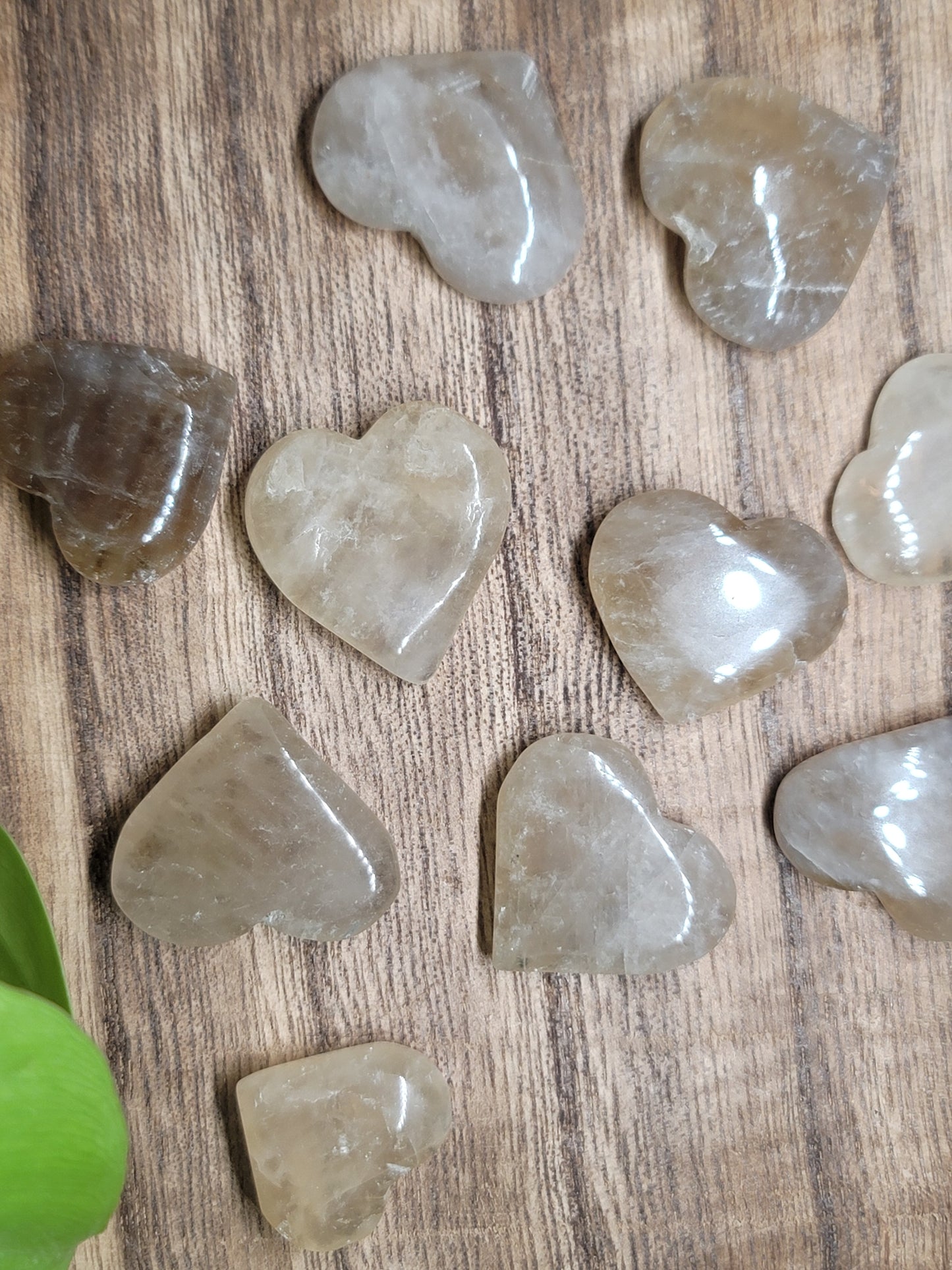 Natural Brazilian Citrine Heart – Abundance, Confidence & Manifestation