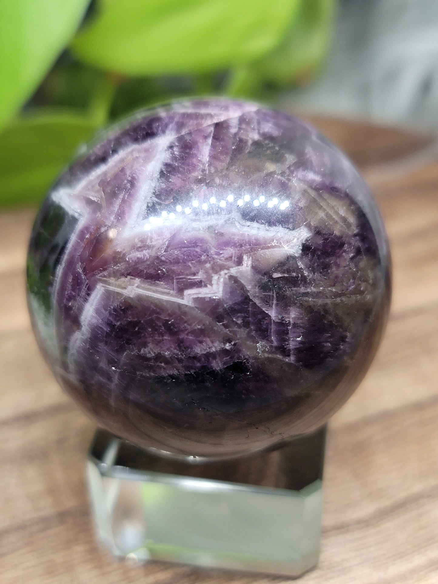 Dream Amethyst Sphere: Deep Spiritual Insight and Emotional Healing