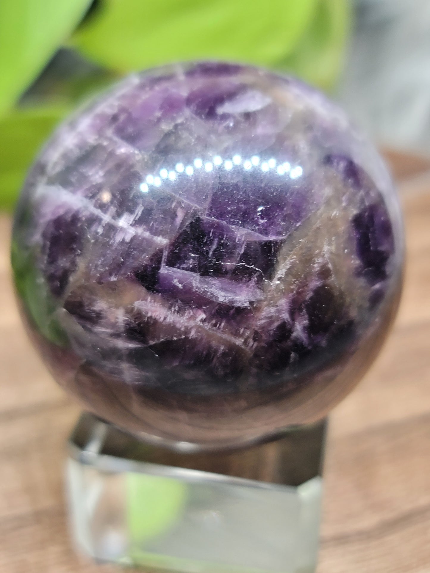 Dream Amethyst Sphere: Deep Spiritual Insight and Emotional Healing