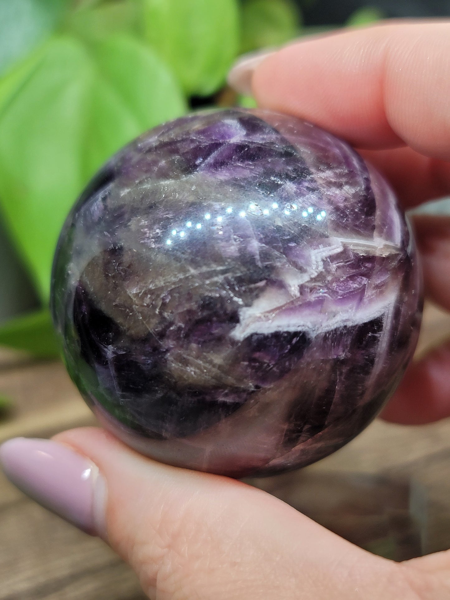 Dream Amethyst Sphere: Deep Spiritual Insight and Emotional Healing