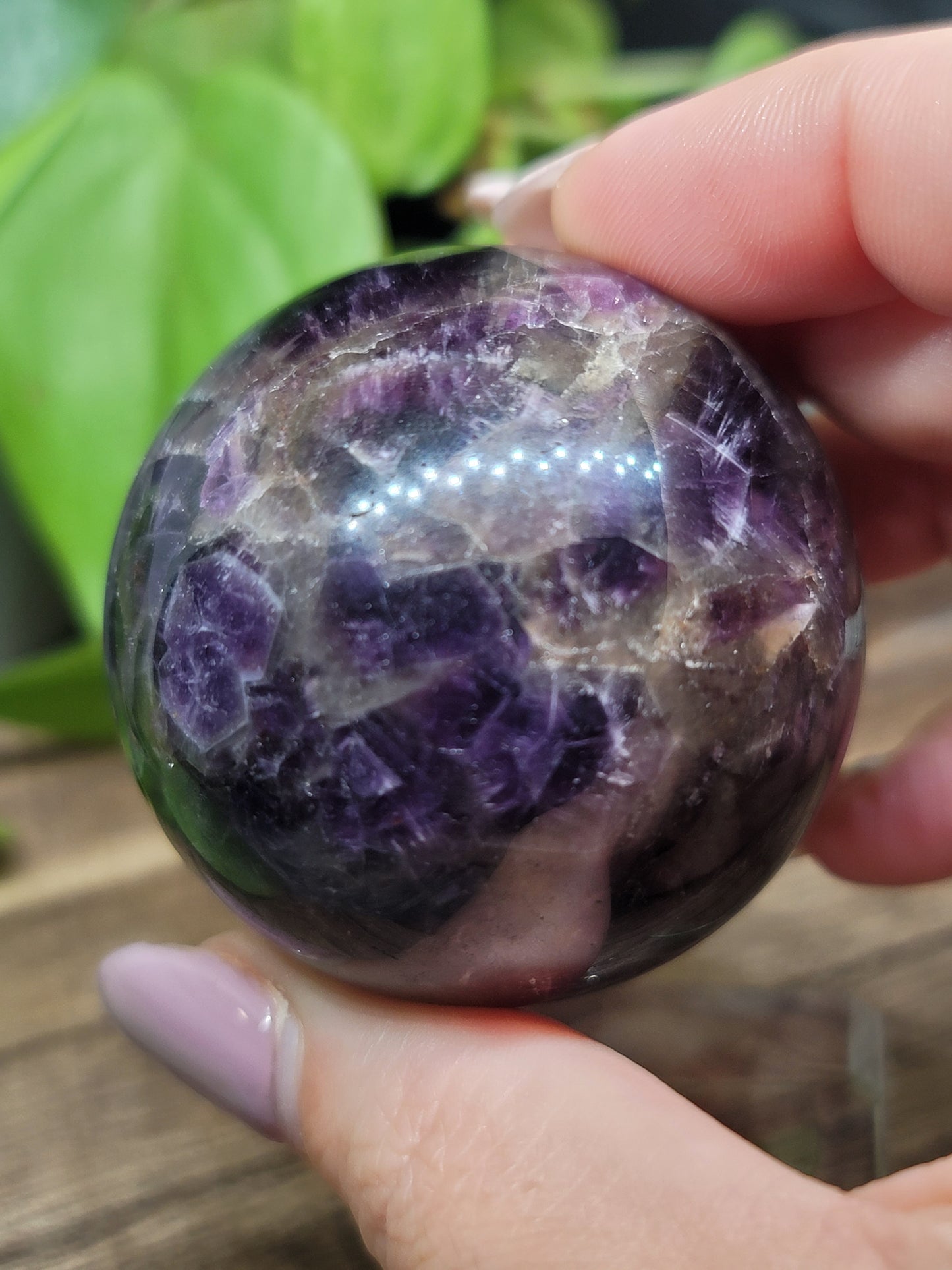Dream Amethyst Sphere: Deep Spiritual Insight and Emotional Healing