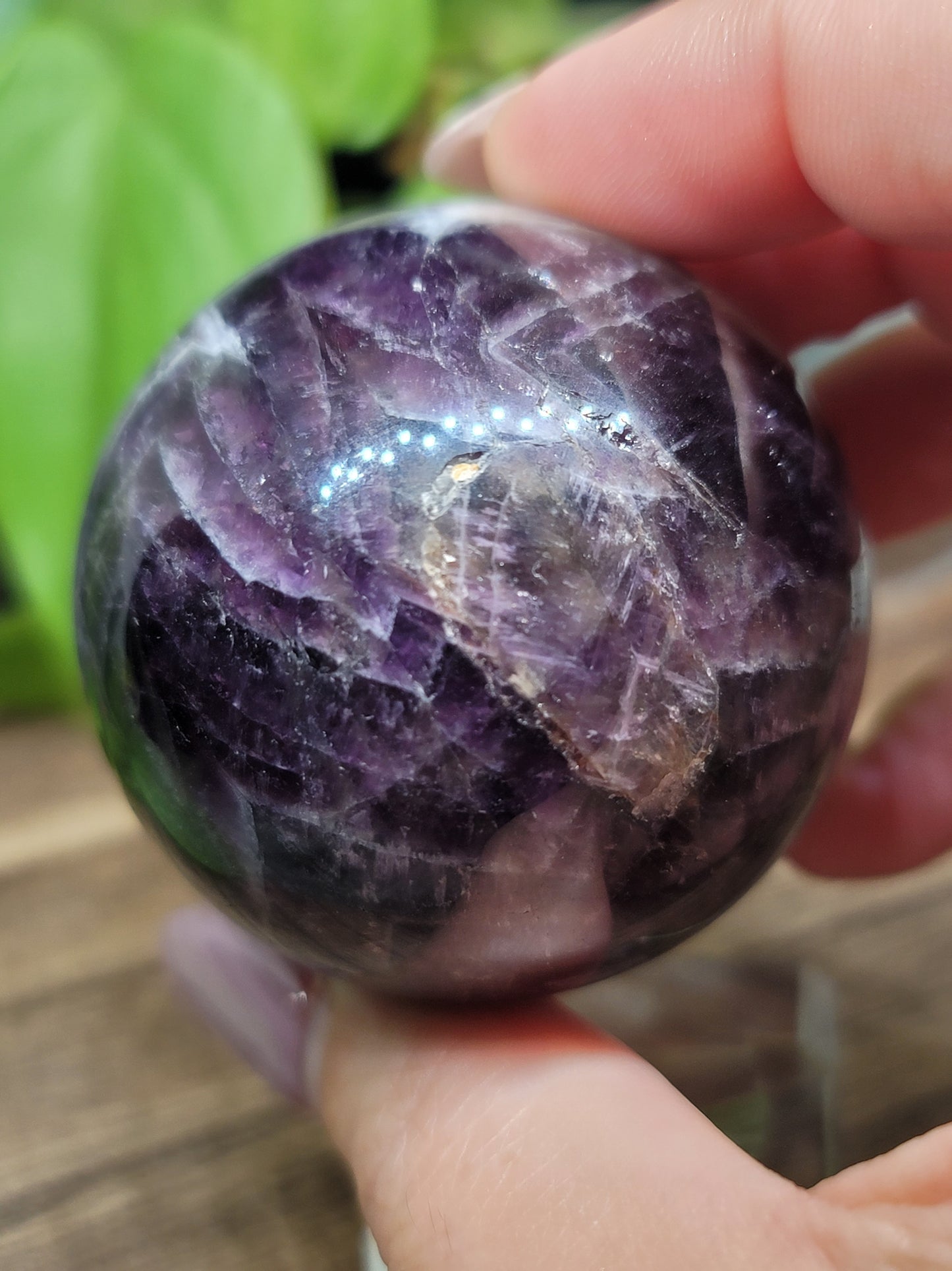 Dream Amethyst Sphere: Deep Spiritual Insight and Emotional Healing
