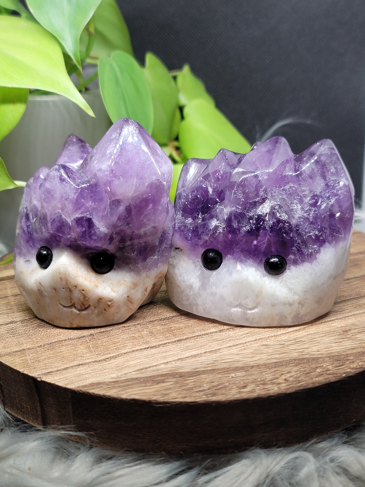 Amethyst Hedgehog: Natural Serenity and Protective Energy