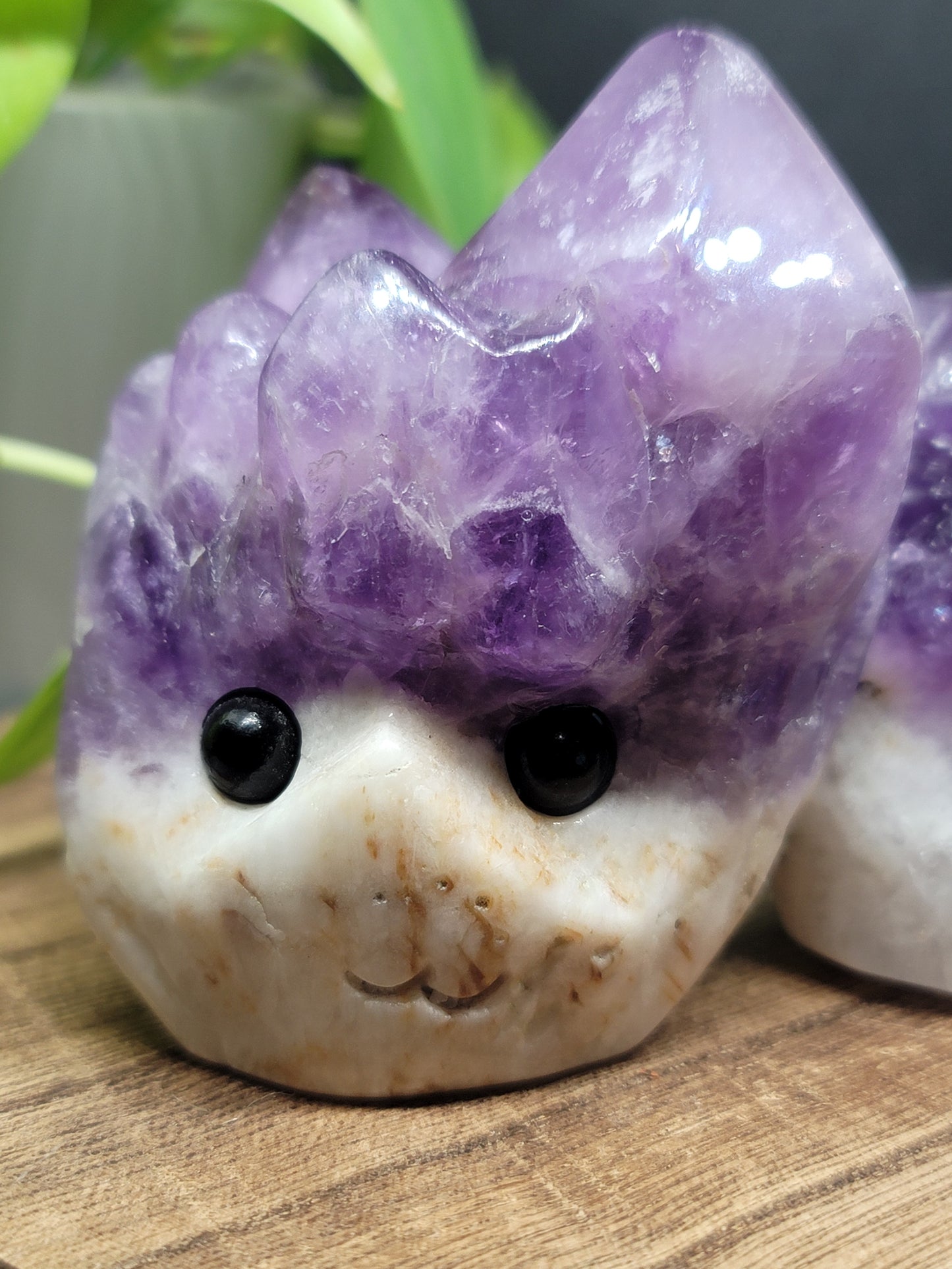 Amethyst Hedgehog: Natural Serenity and Protective Energy