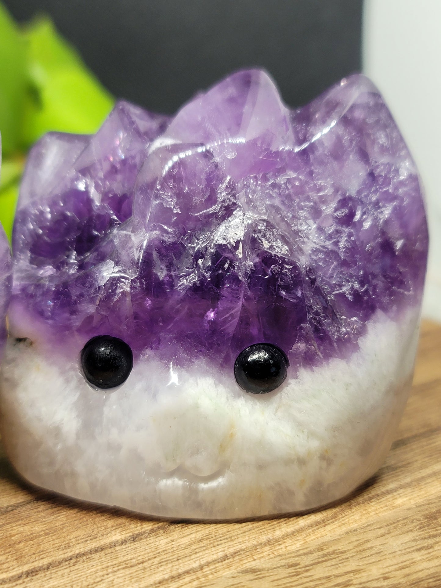 Amethyst Hedgehog: Natural Serenity and Protective Energy