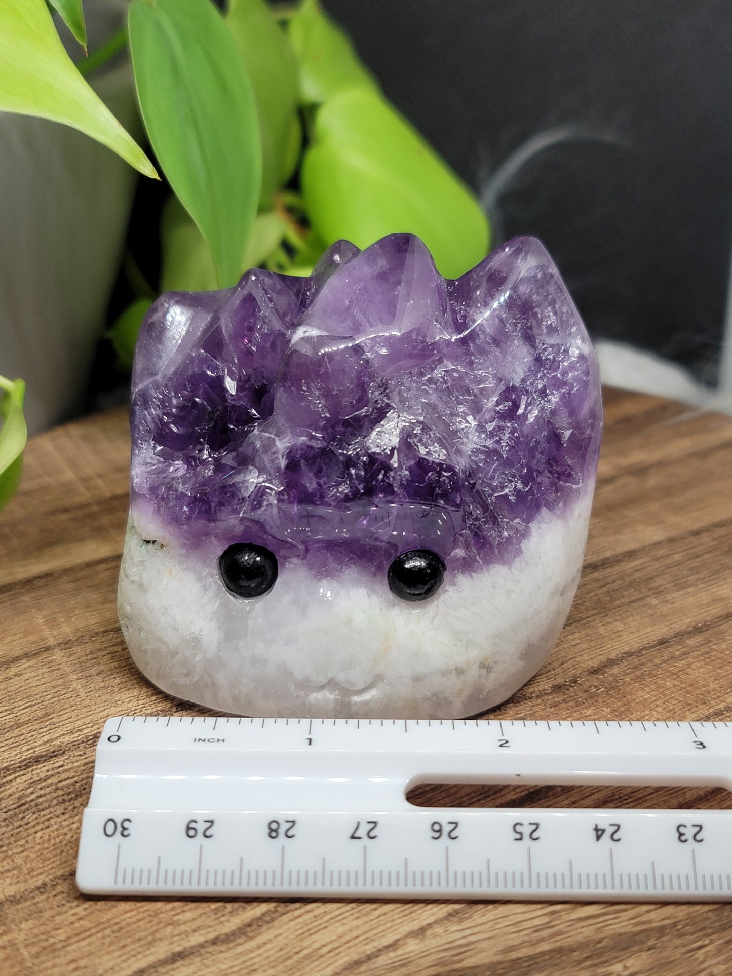 Amethyst Hedgehog: Natural Serenity and Protective Energy