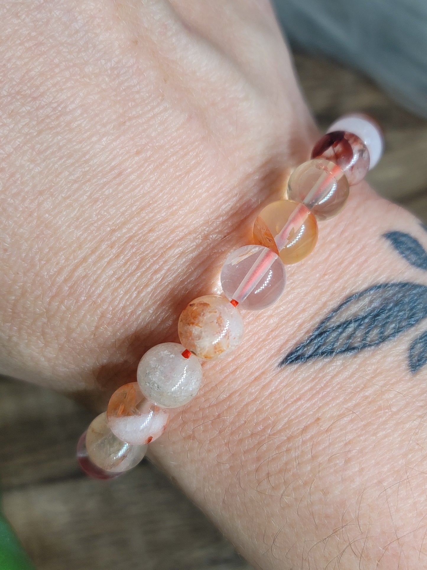 6mm Fire Quartz Bracelet: Ignite Passion and Emotional Clarity