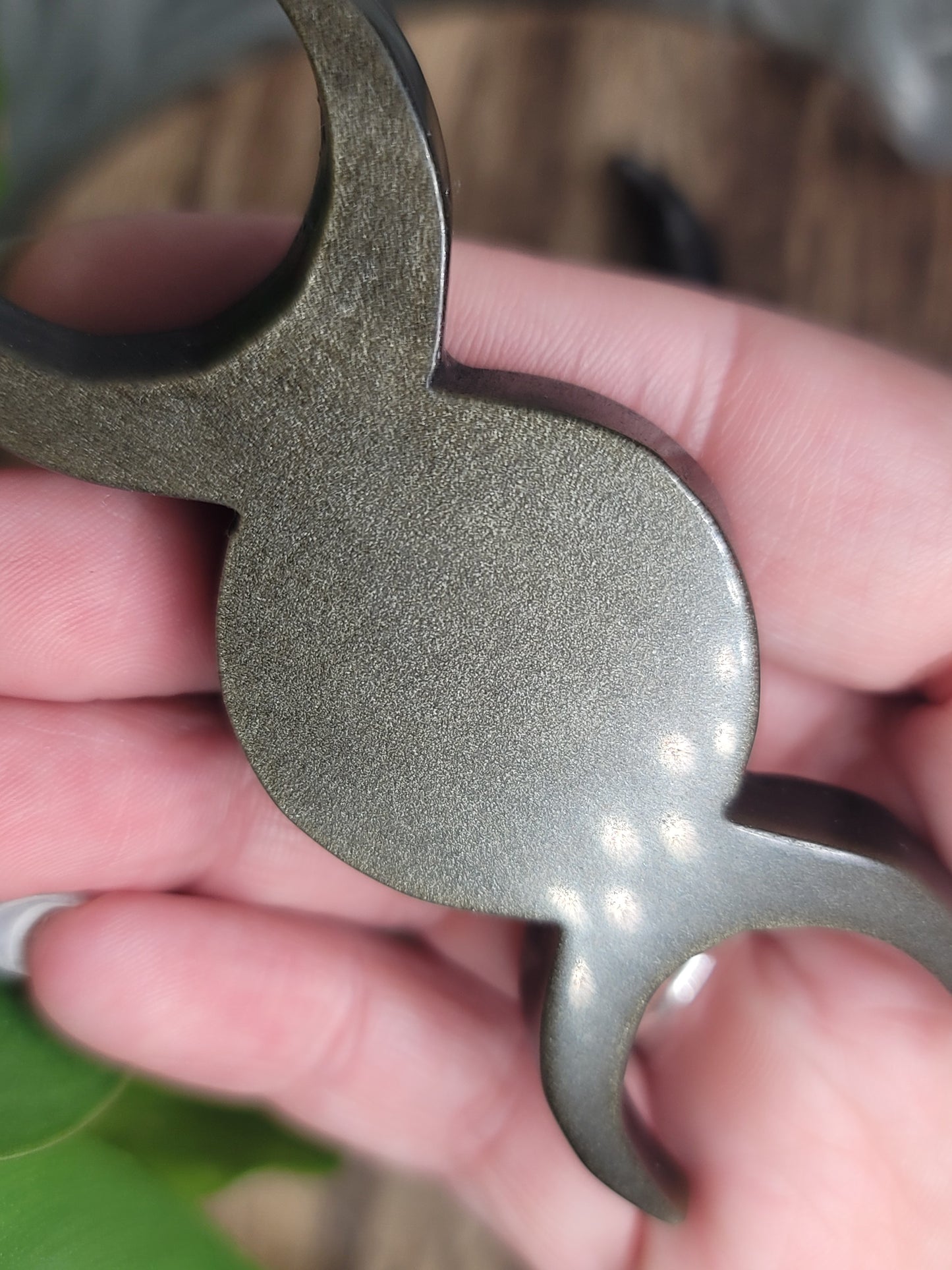 Obsidian Triple Moon Goddess | Divine Feminine Power, Protection & Rebirth