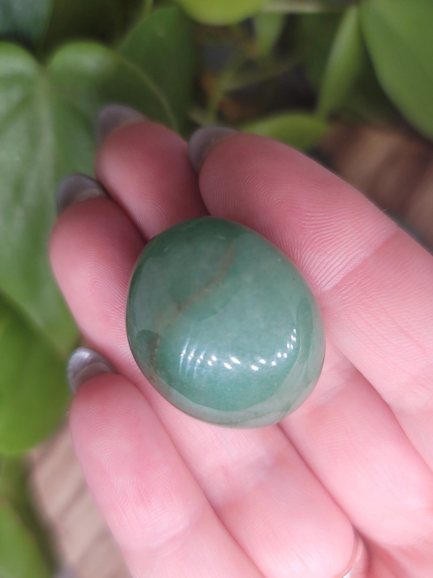 Green Aventurine Tumble – Luck, Growth & Heart-Centered Confidence