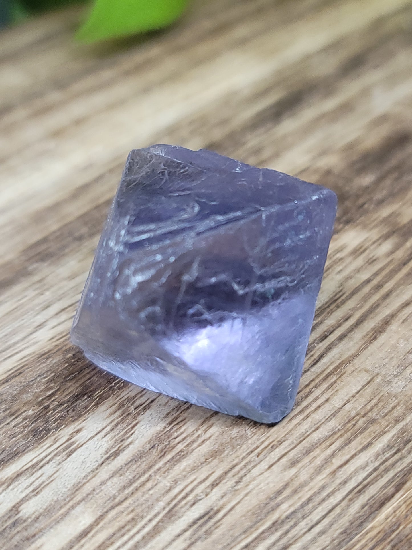 Raw Fluorite Diamond: Clarity and Harmonious Energy