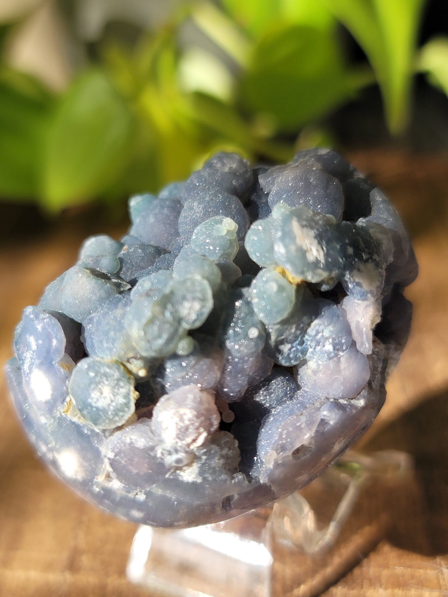 Grape Agate Druzy Egg – Rare High-Energy Crystal for Intuition & Calm (Limited Stock!)