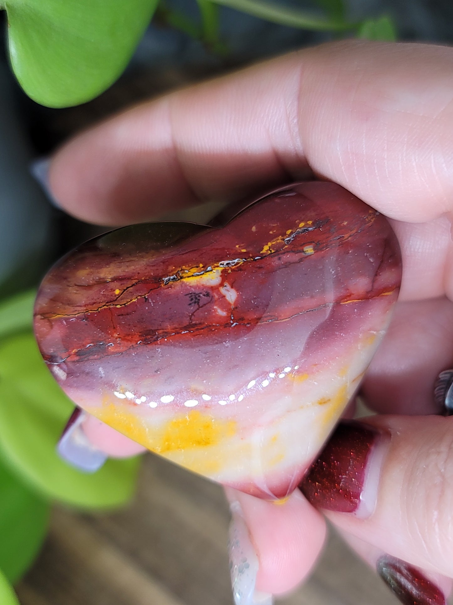 Mookaite Heart – Strength, Confidence & Grounding